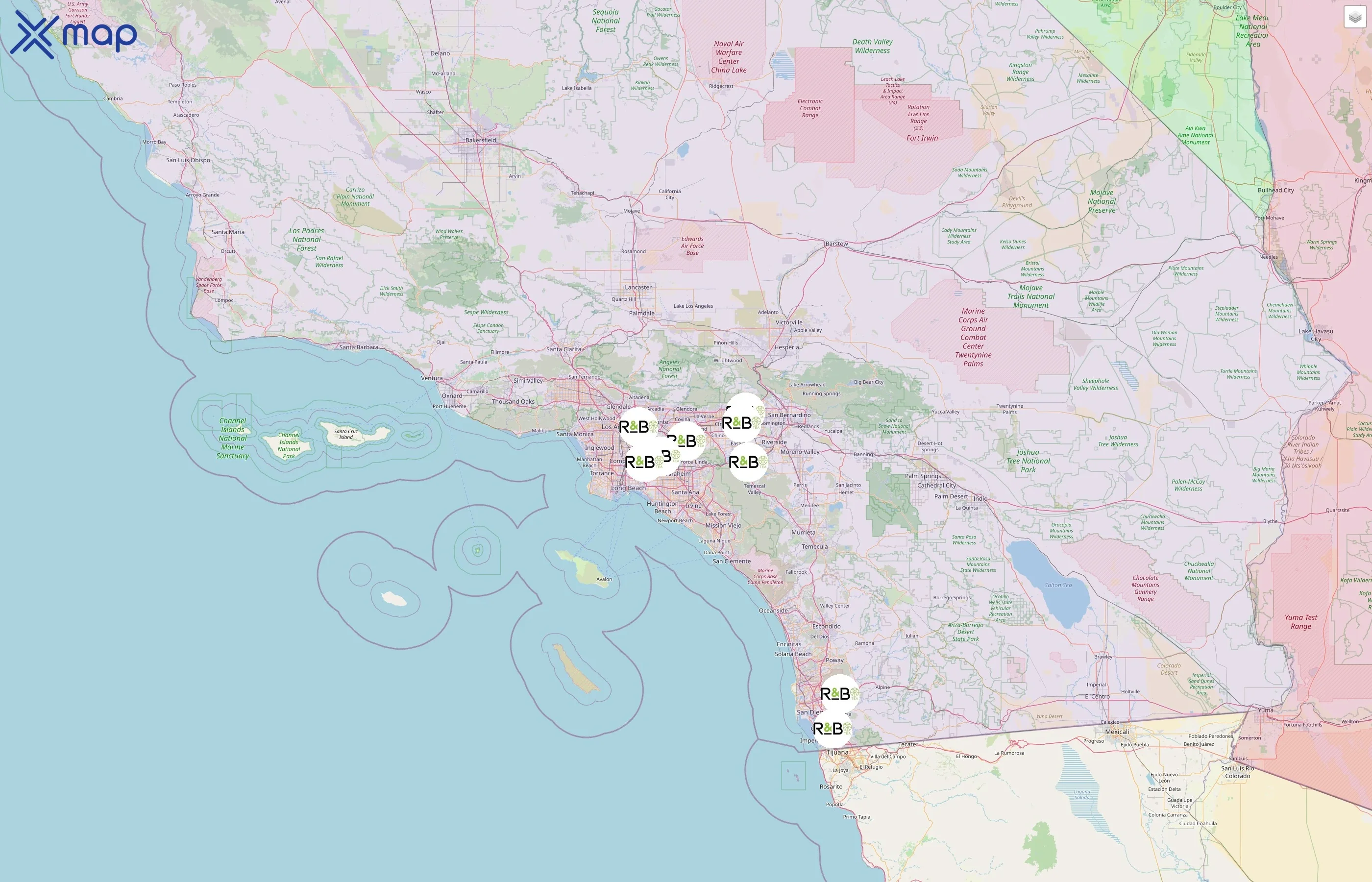 R&B Tea street hotspots