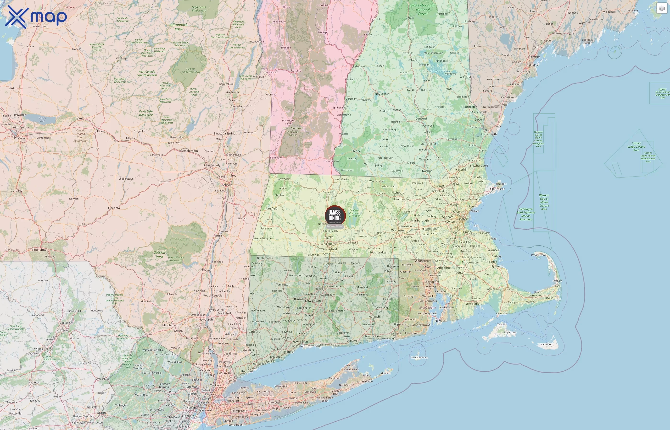 UMass Dining street hotspots