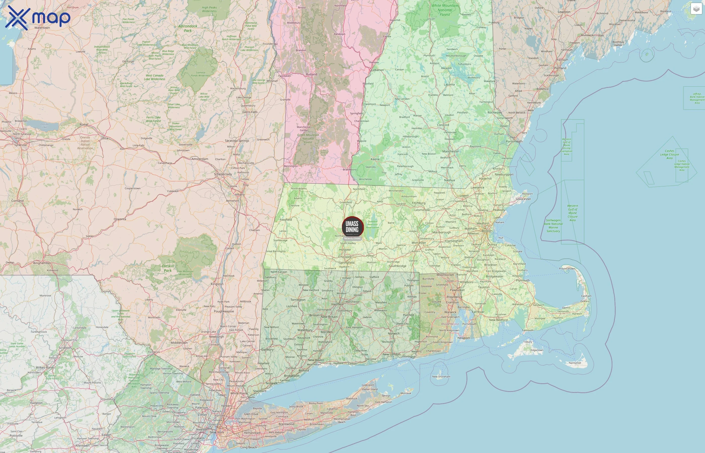 UMass Dining street hotspots