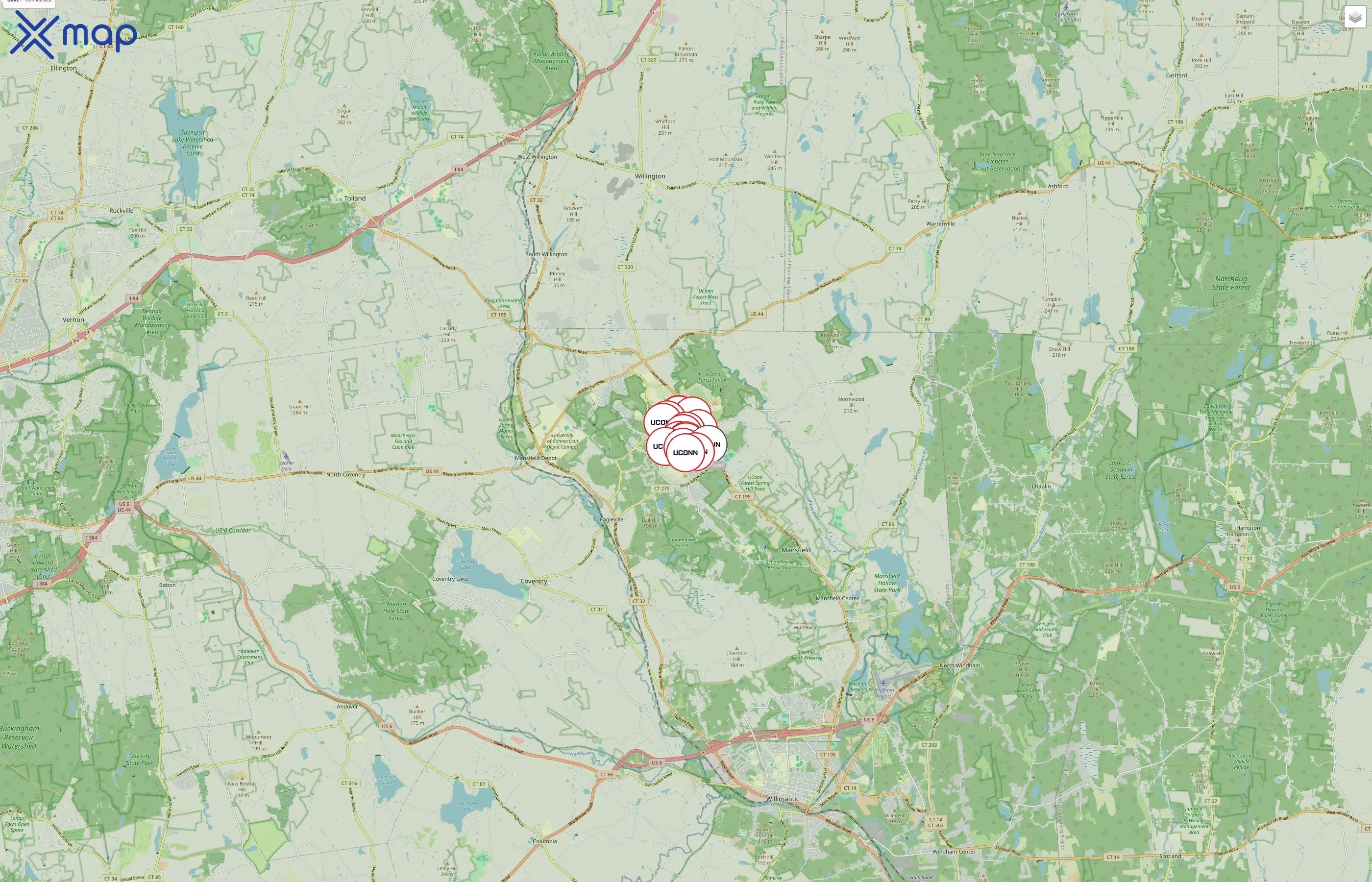 University of Connecticut Dining Services traffic data