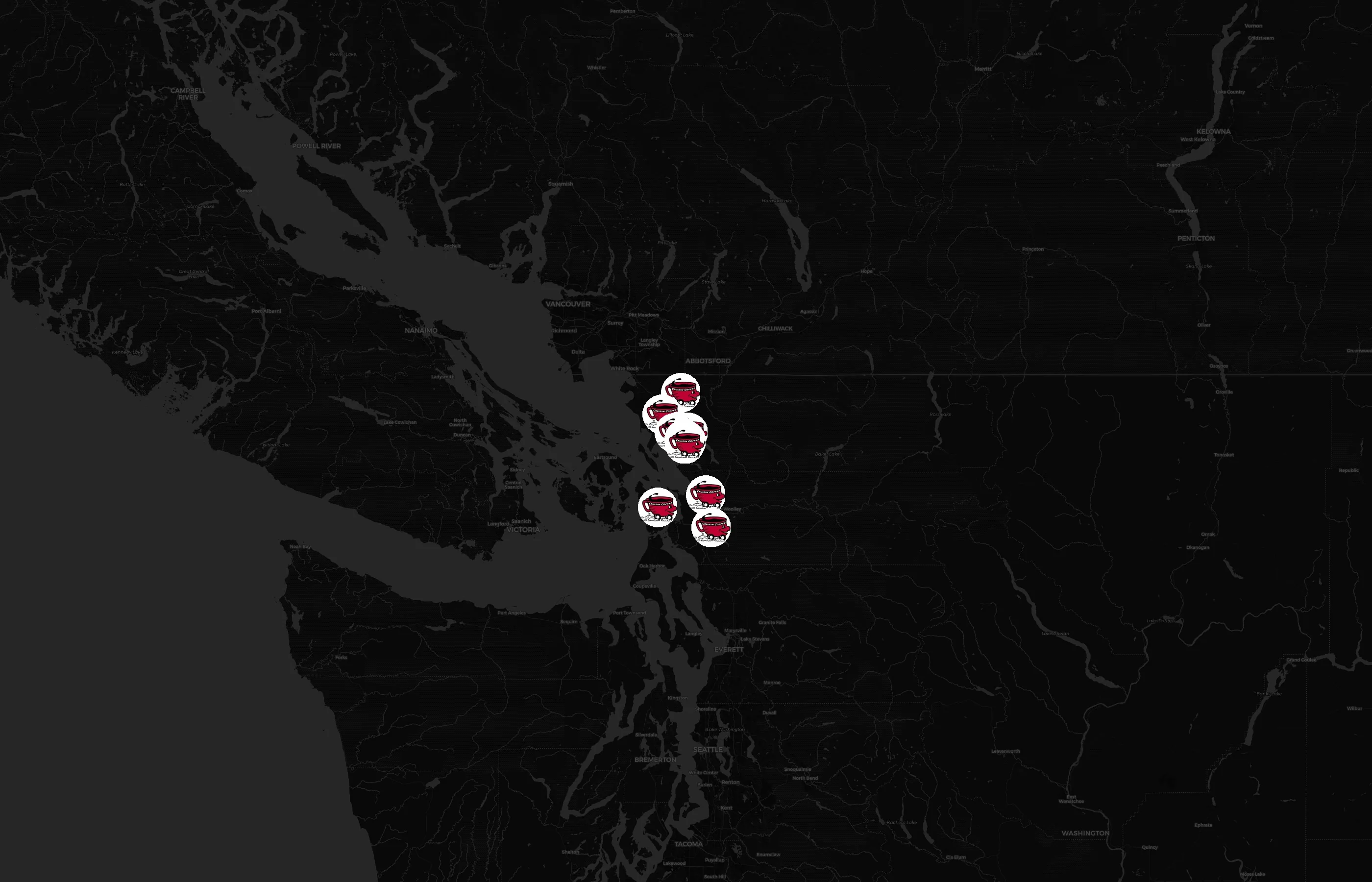 Cruisin Coffee city distribution