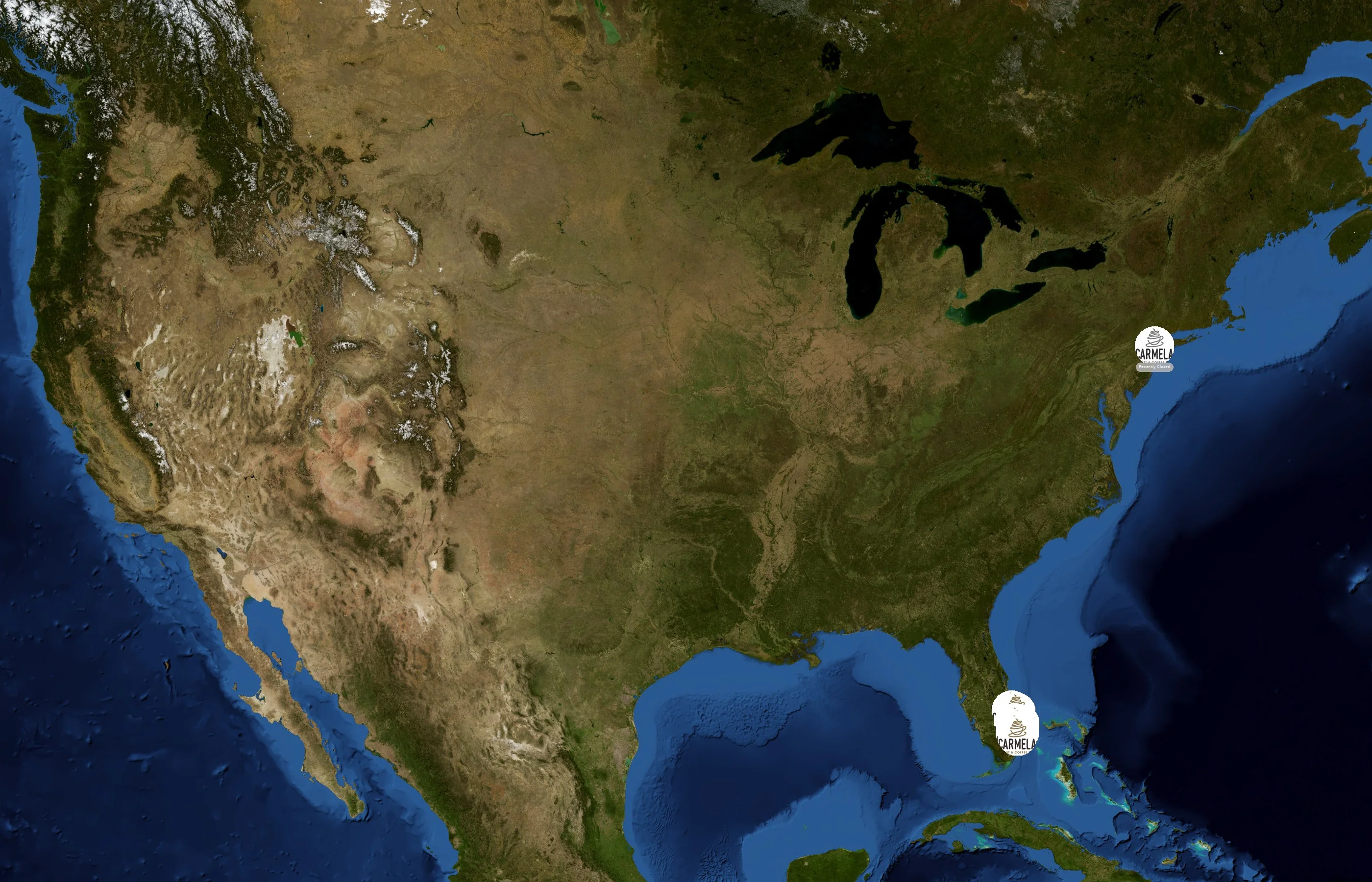 Carmela Coffee state distribution