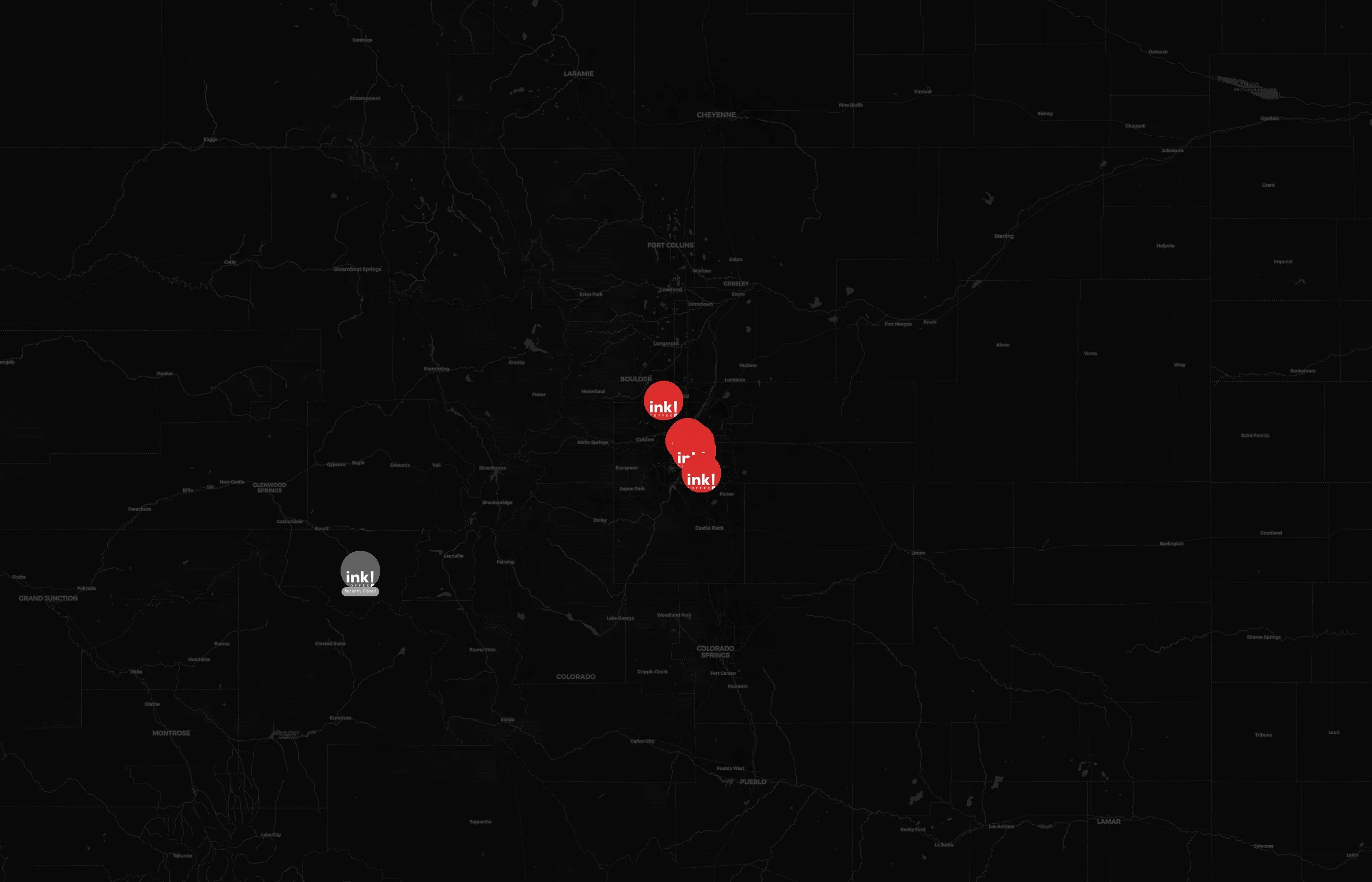 ink! Coffee city distribution