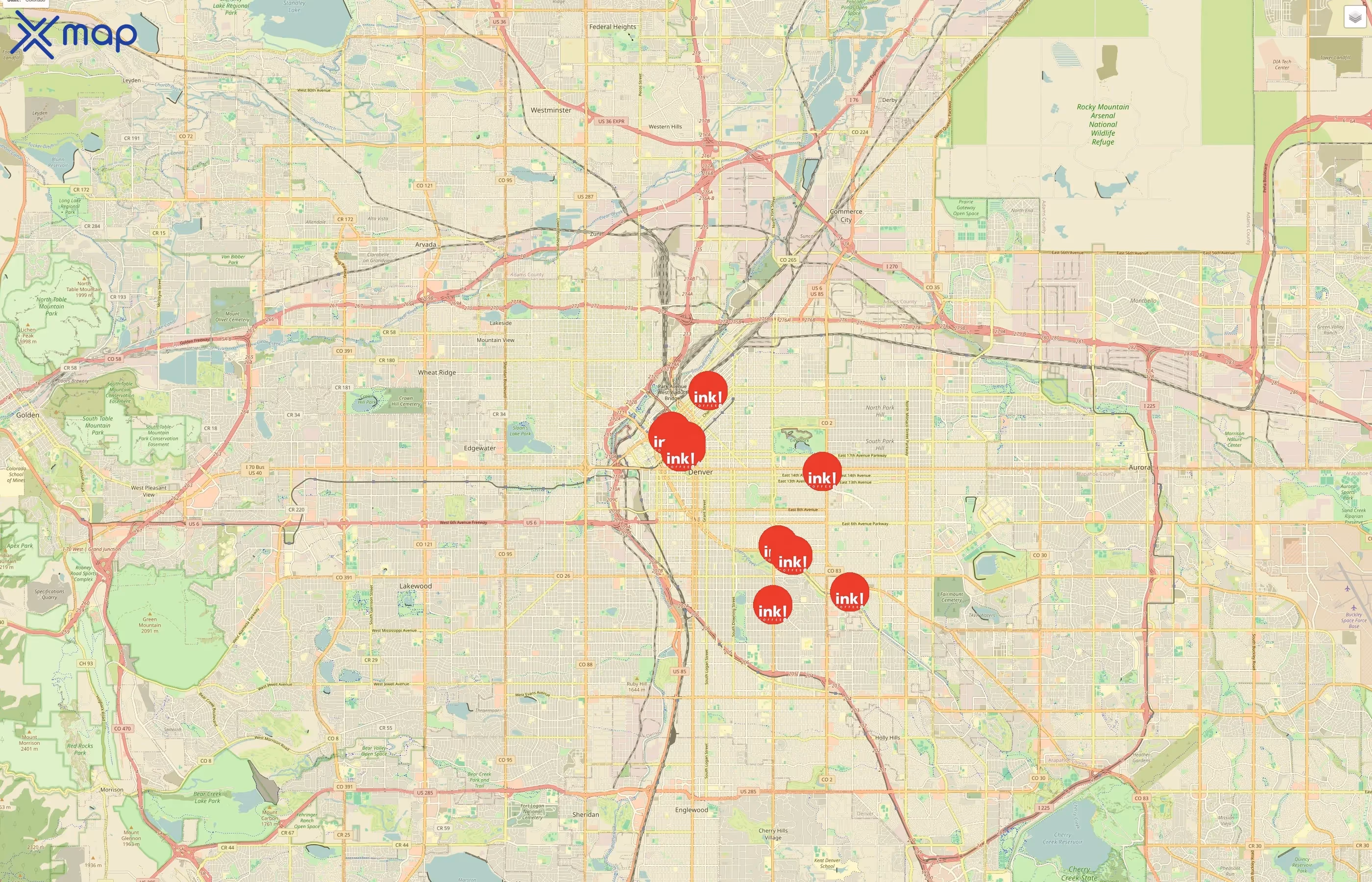 ink! Coffee traffic data