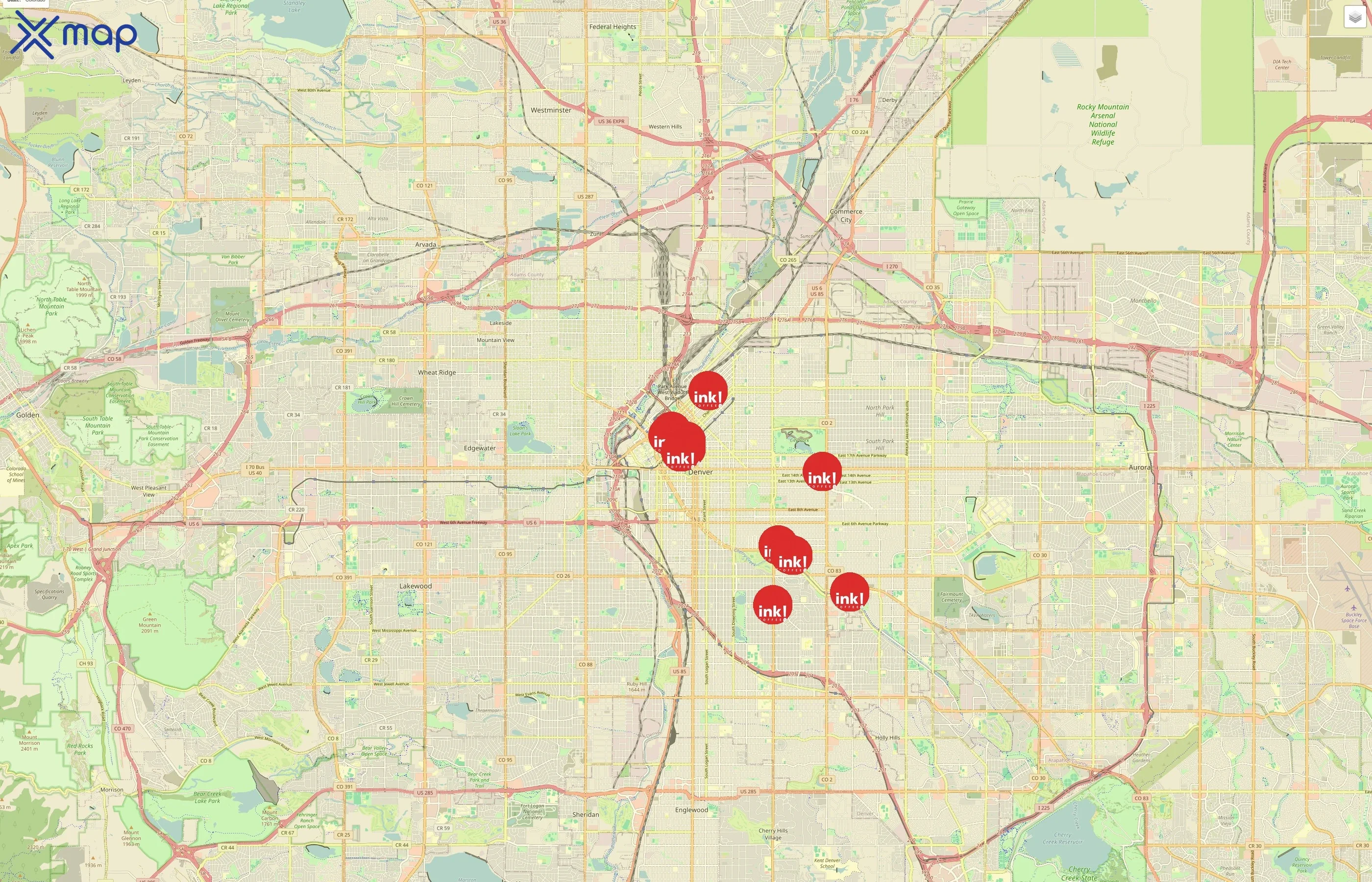 ink! Coffee traffic data