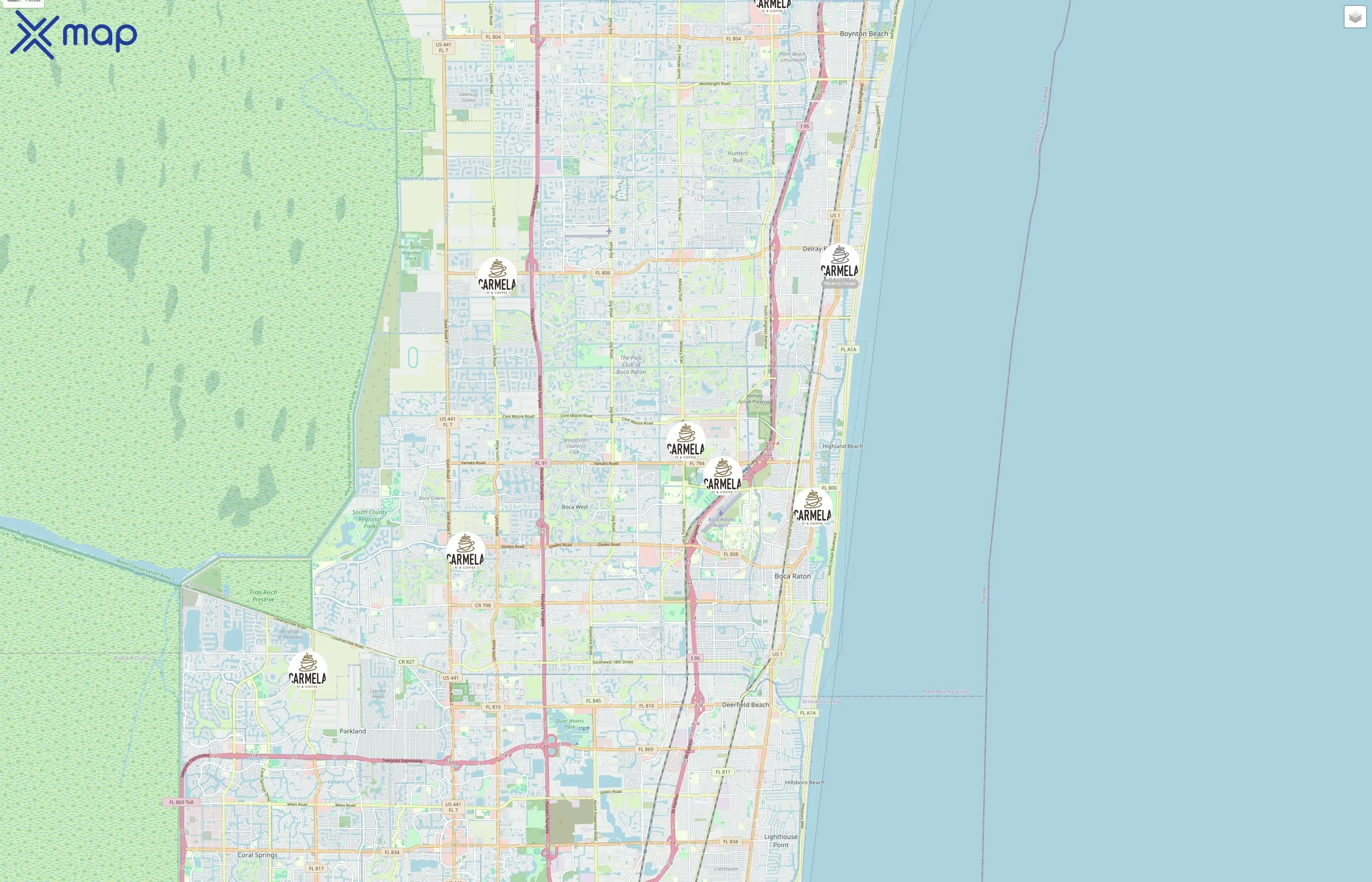 Carmela Coffee traffic data