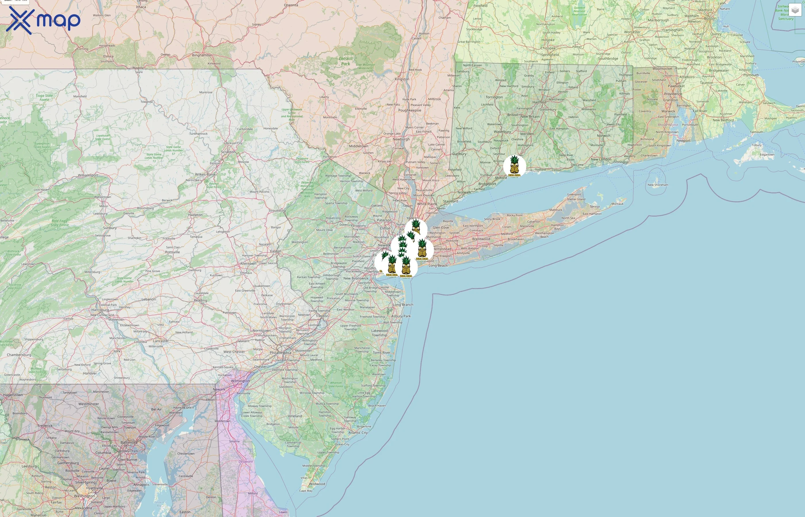 Bora Bora Smoothie Cafe street hotspots