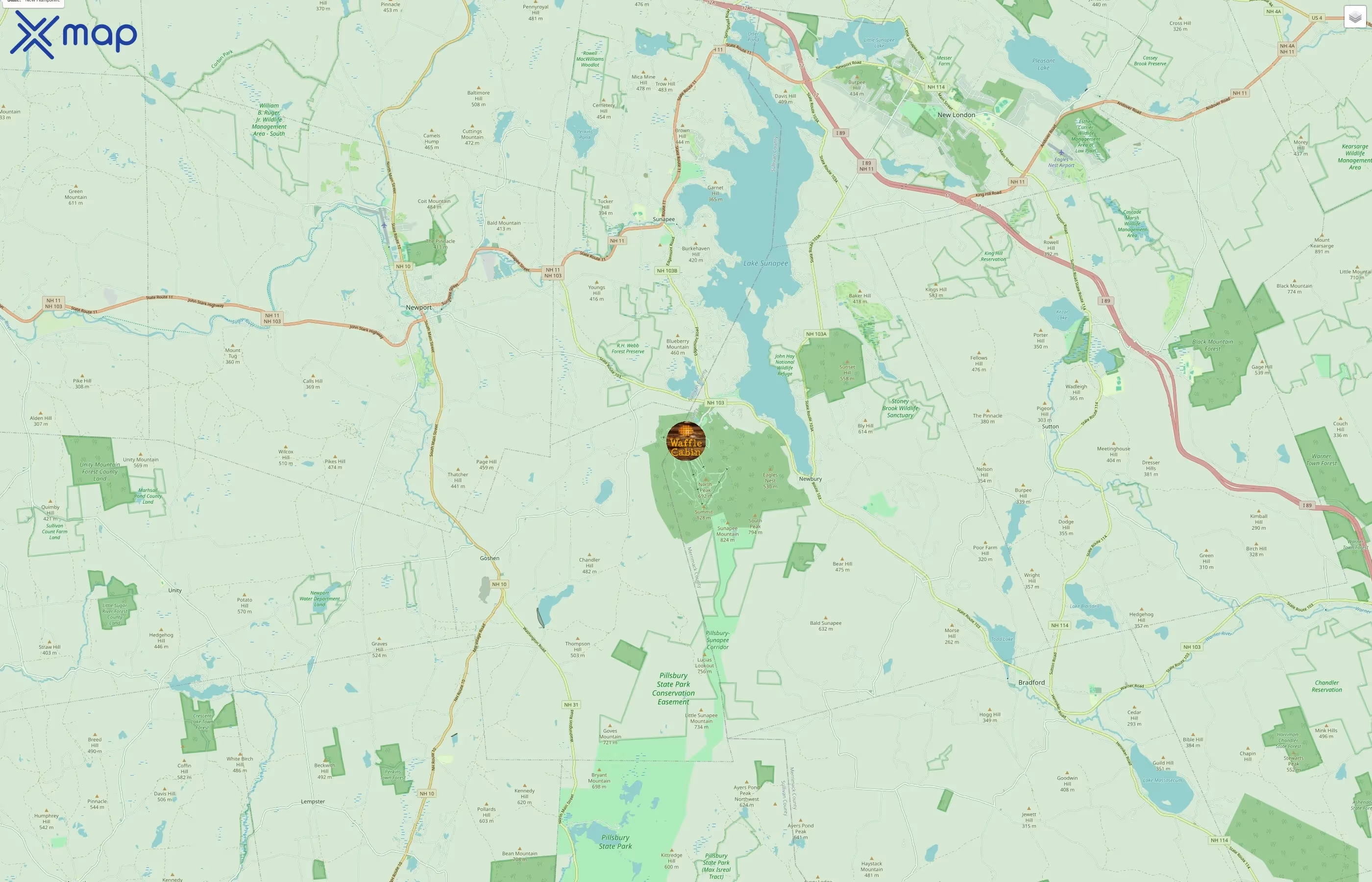 Waffle Cabin traffic data