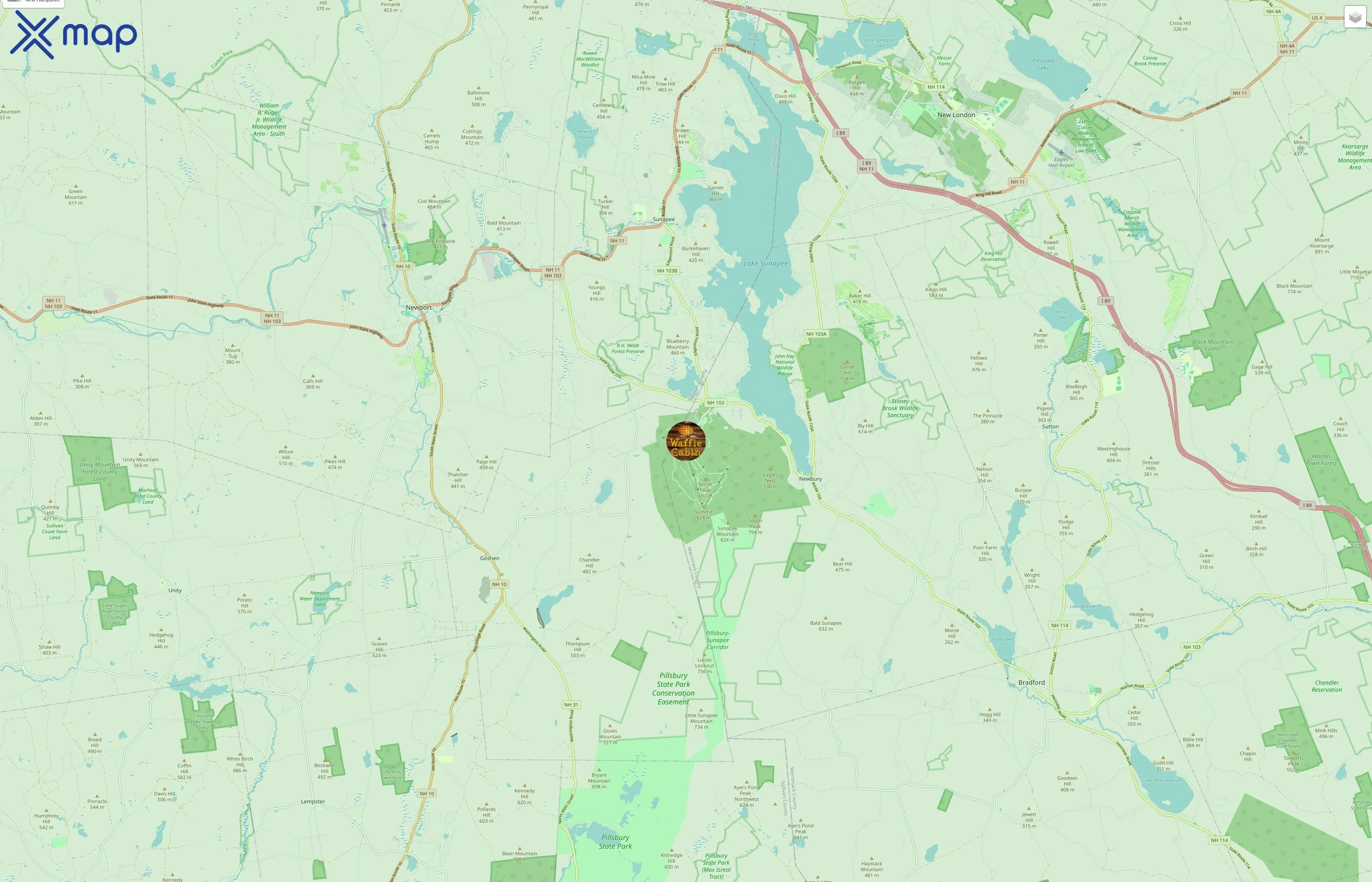 Waffle Cabin traffic data