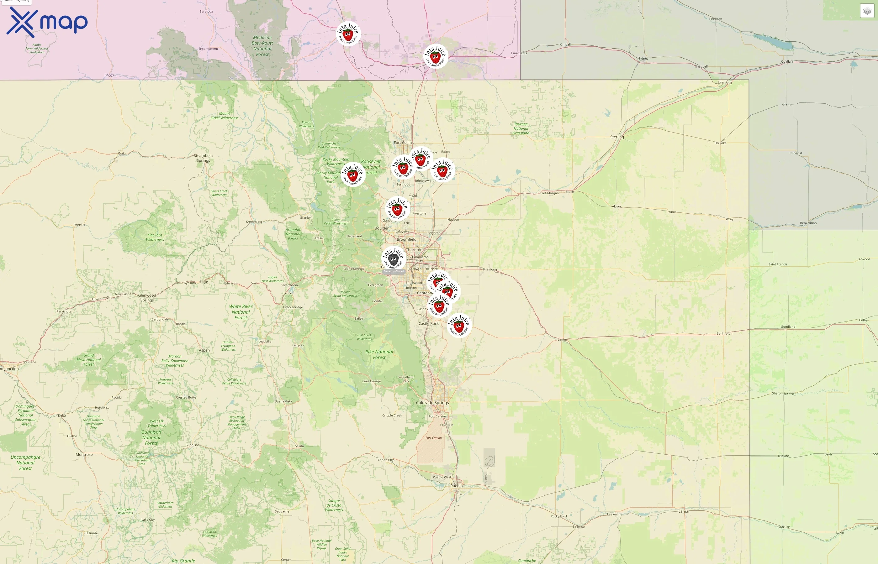 Inta Juice street hotspots