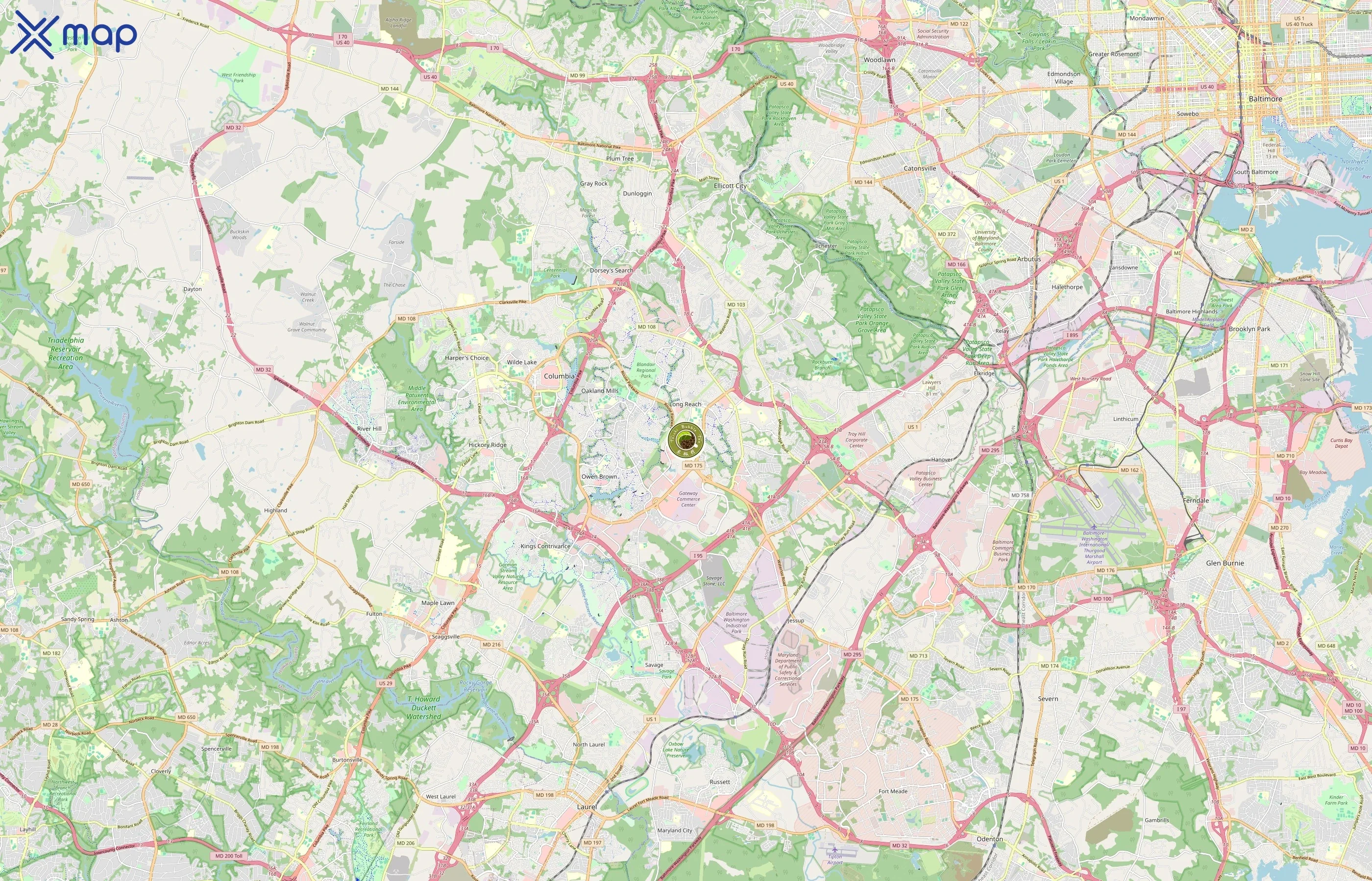 Taichi Bubble Tea area coverage