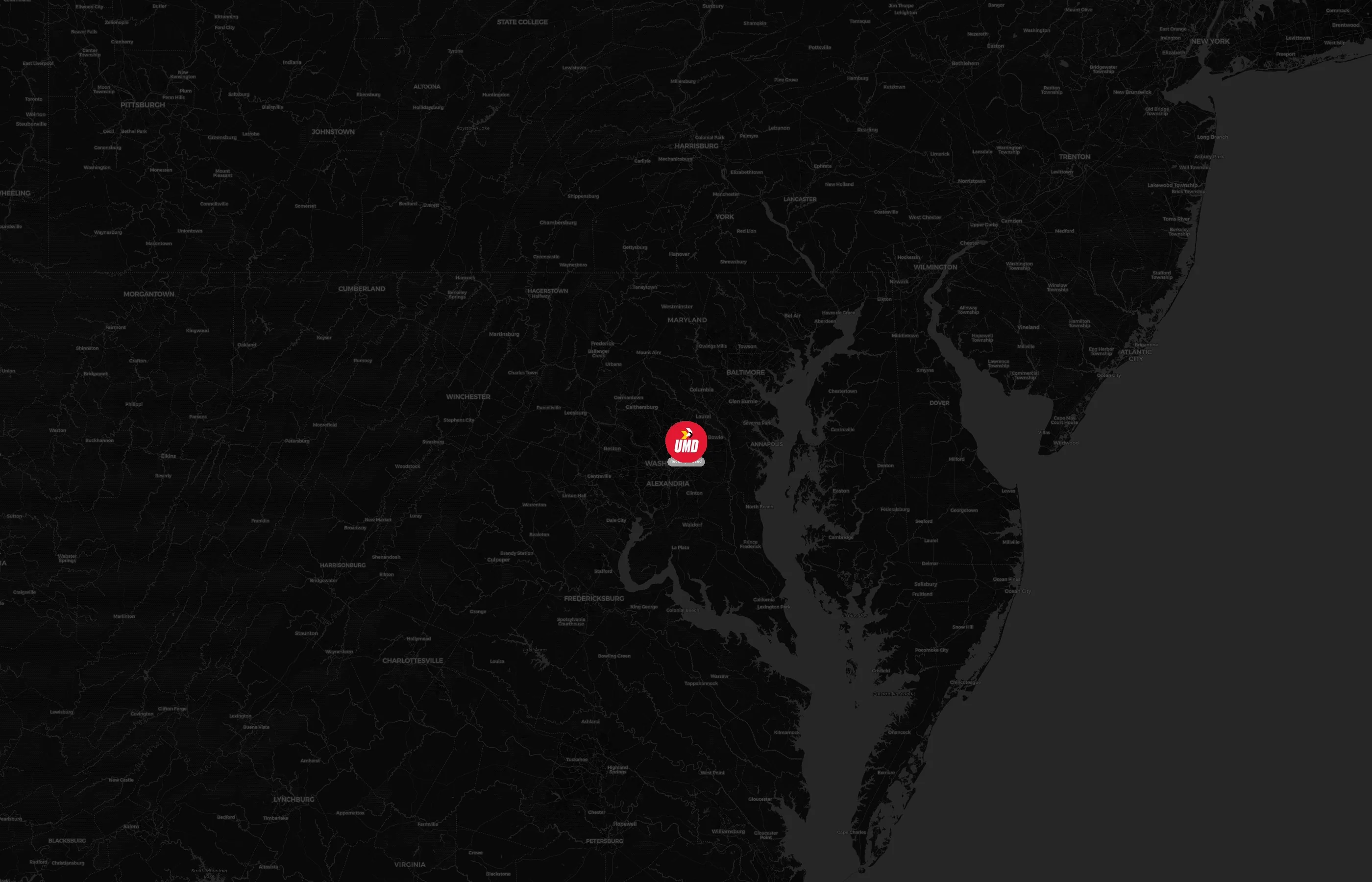 UMD Dining Services city distribution