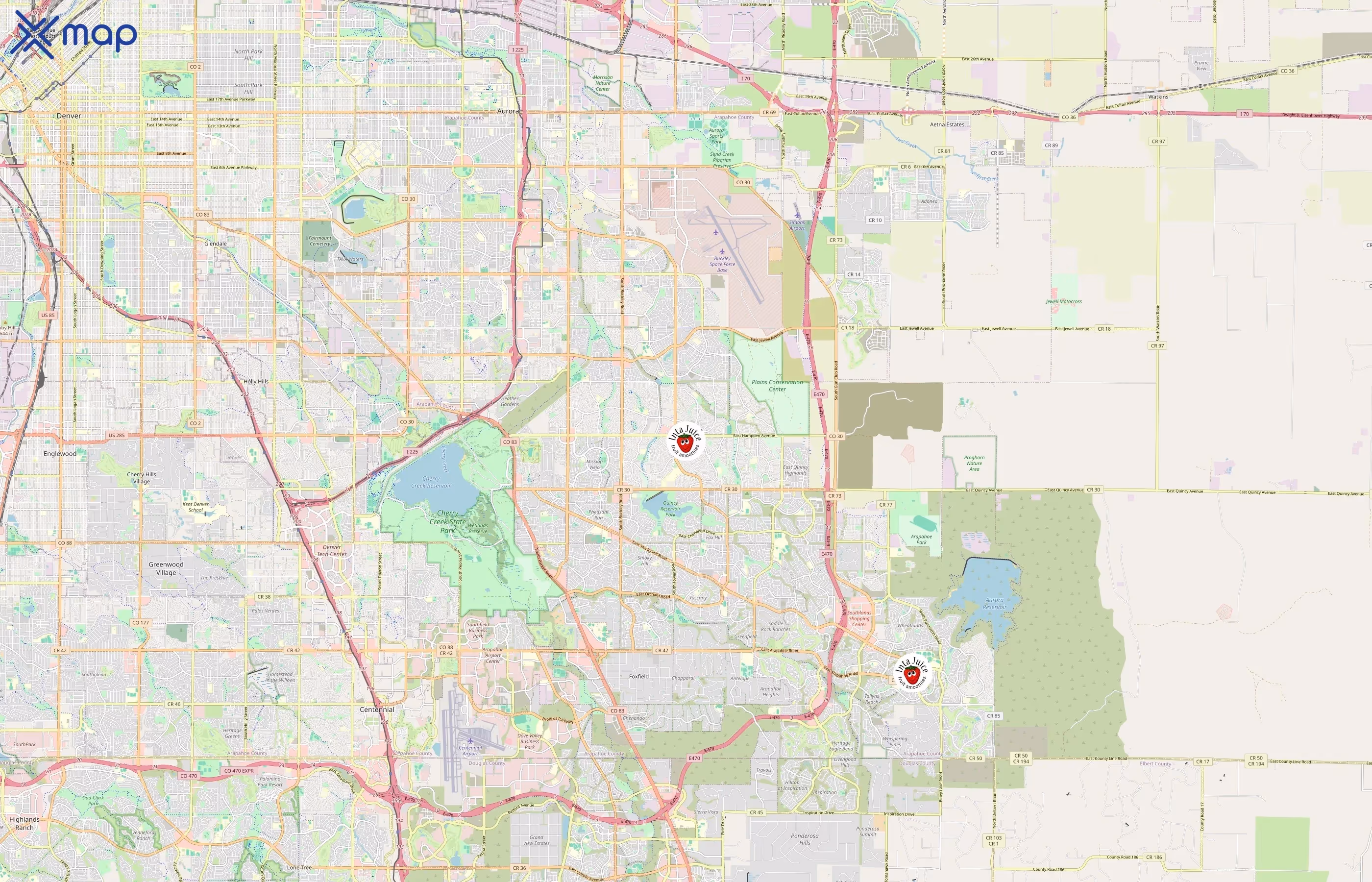 Inta Juice area coverage