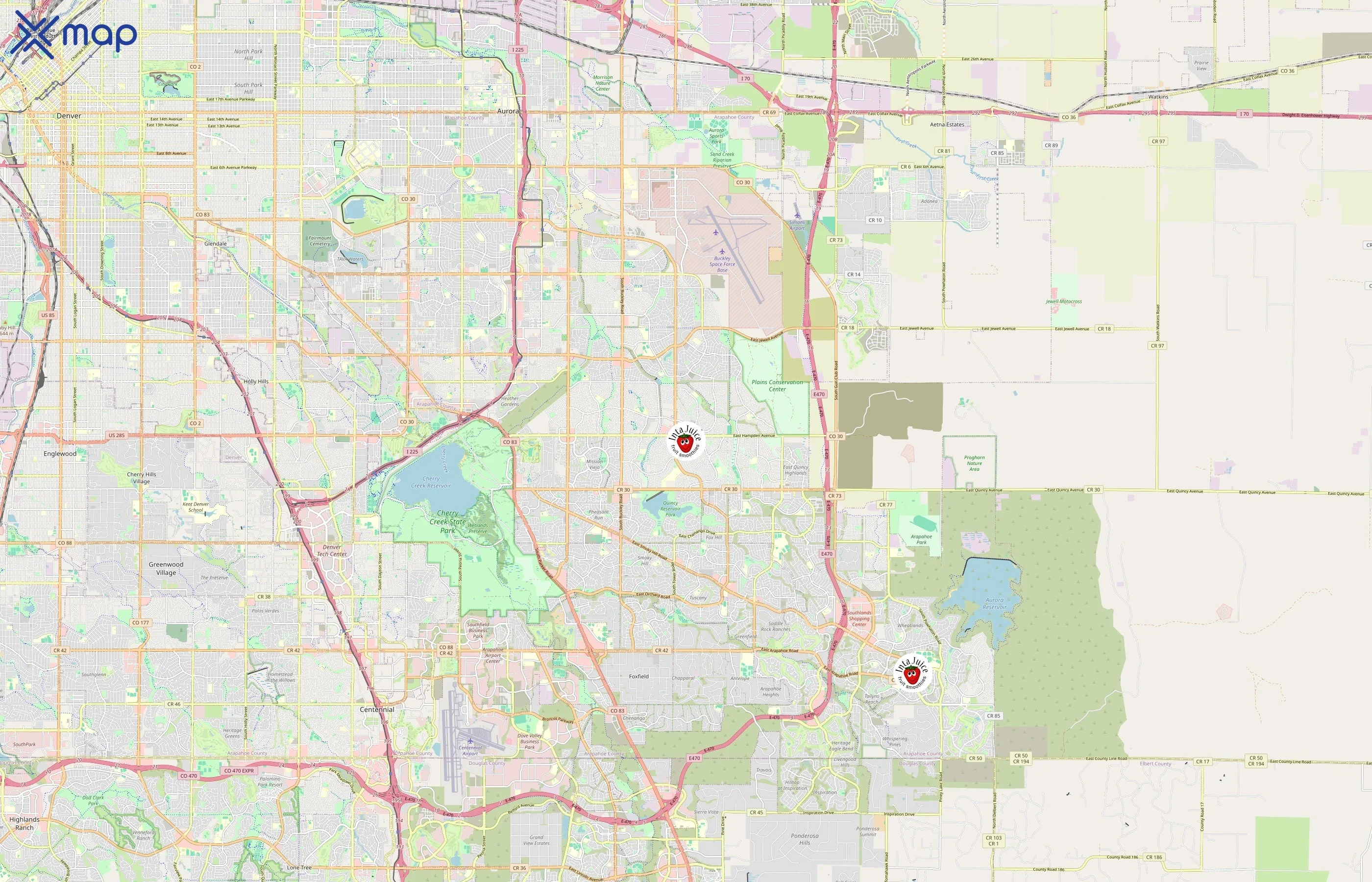 Inta Juice area coverage