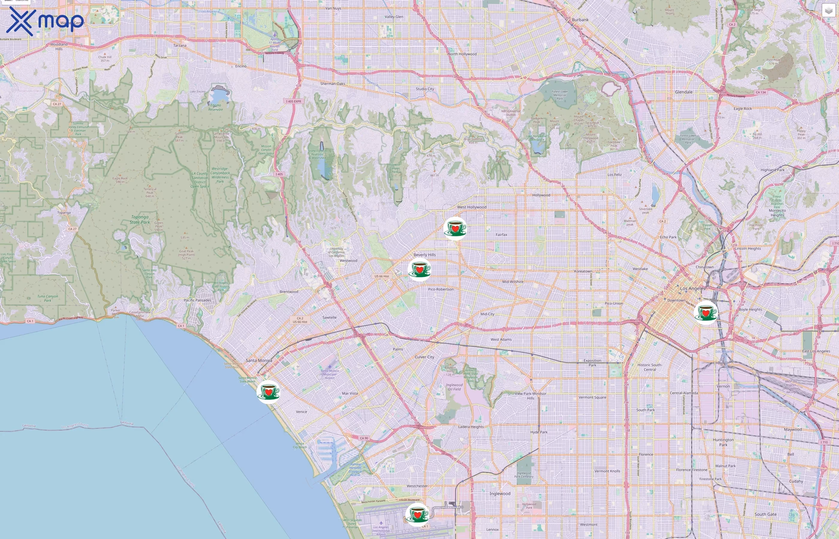 Urth Caffe traffic data