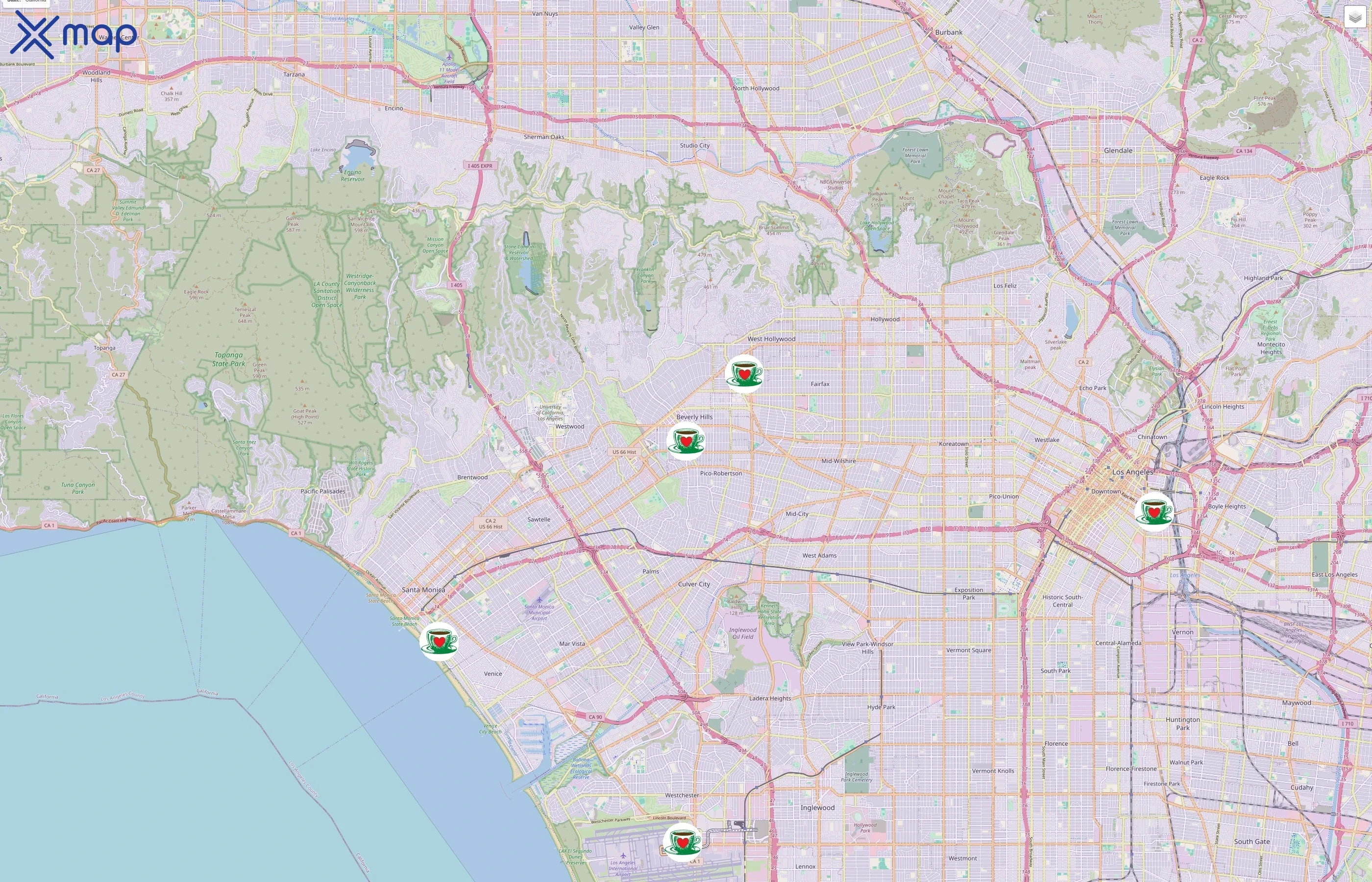 Urth Caffe traffic data