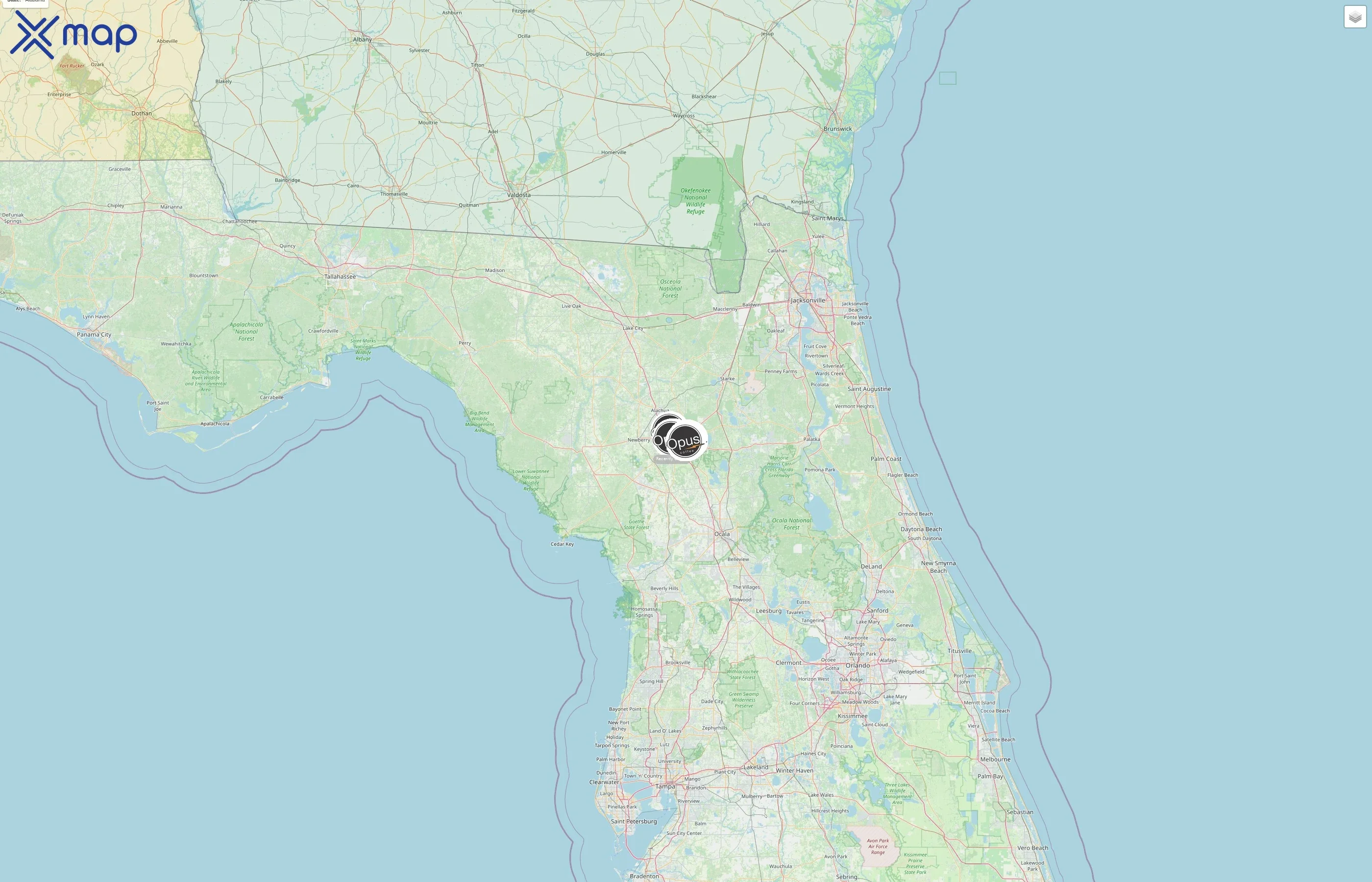 Opus Coffee street hotspots