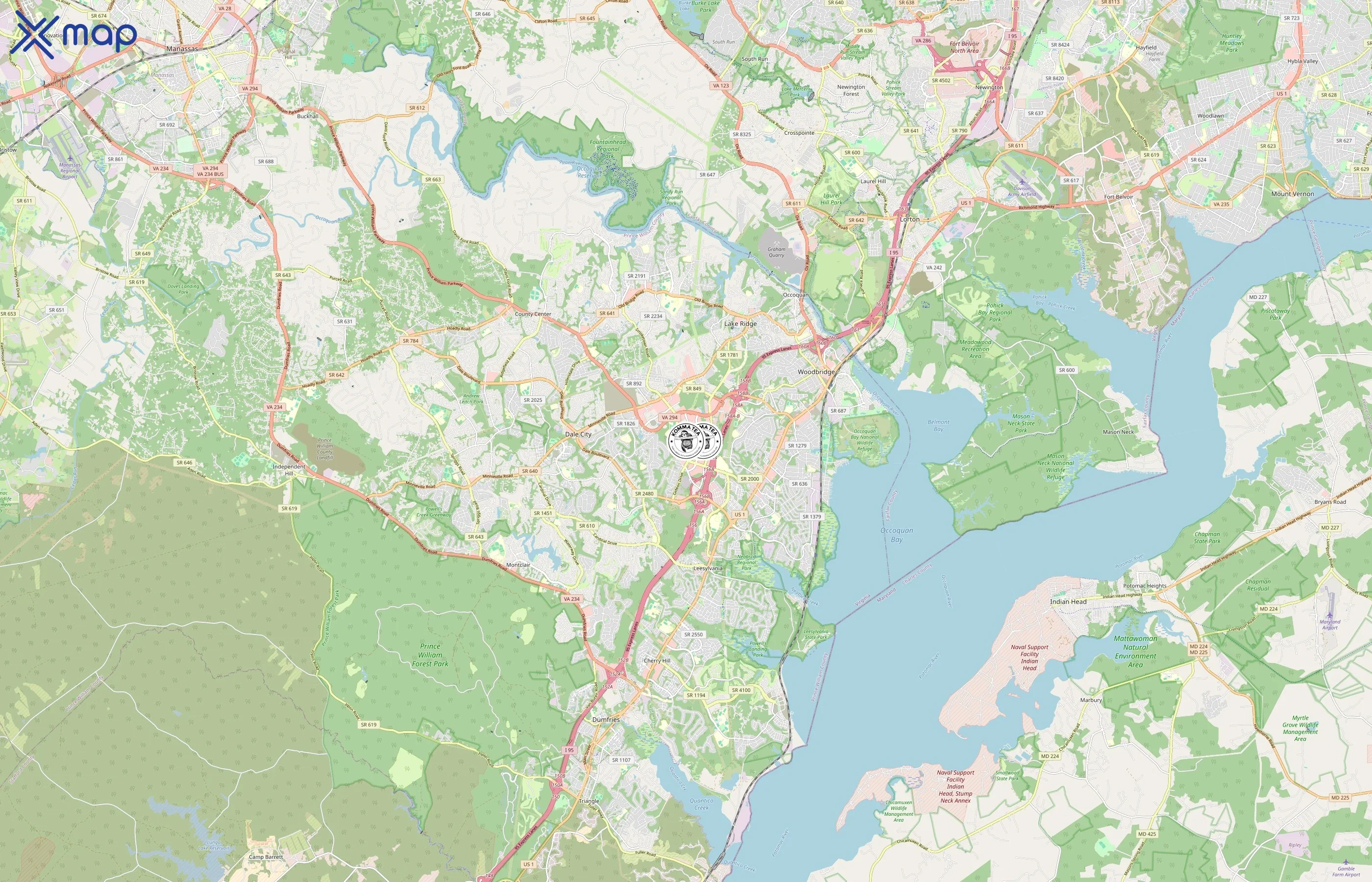 Komma Tea area coverage