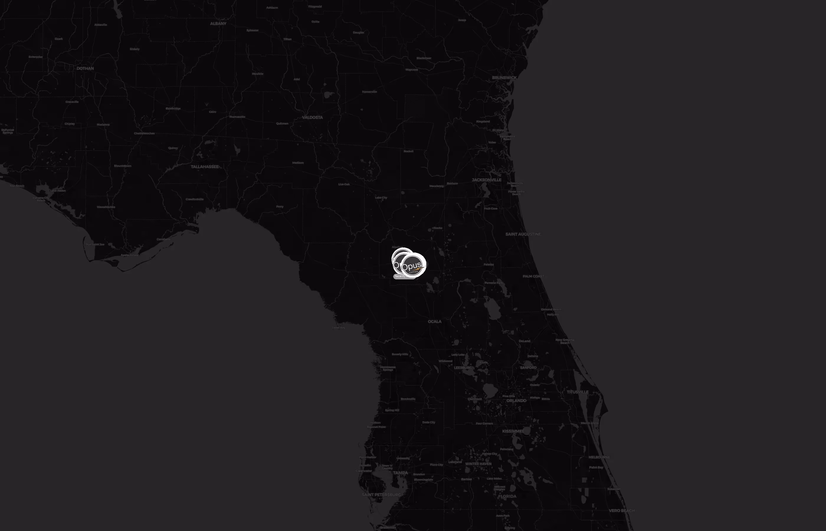 Opus Coffee city distribution