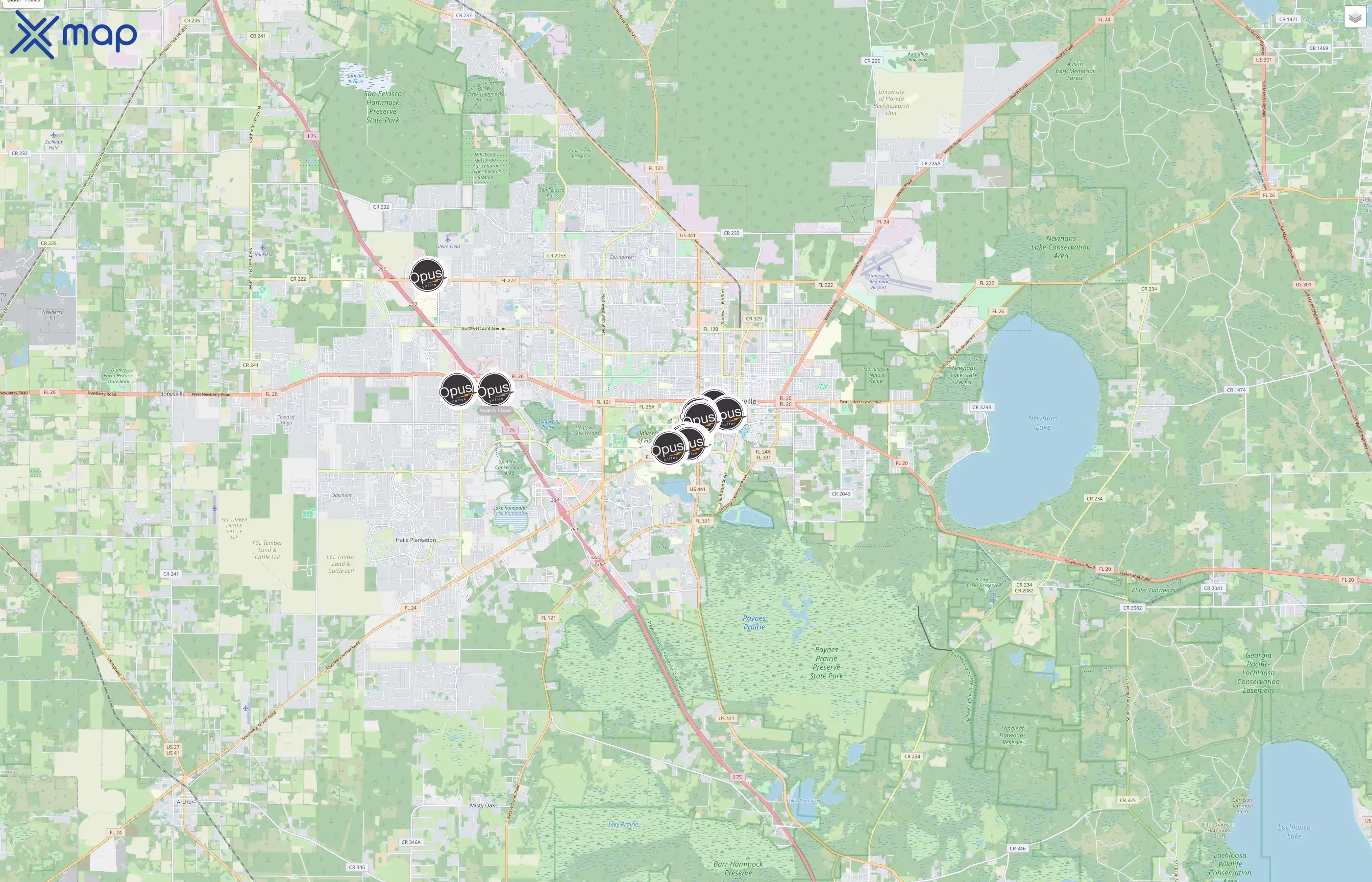 Opus Coffee traffic data