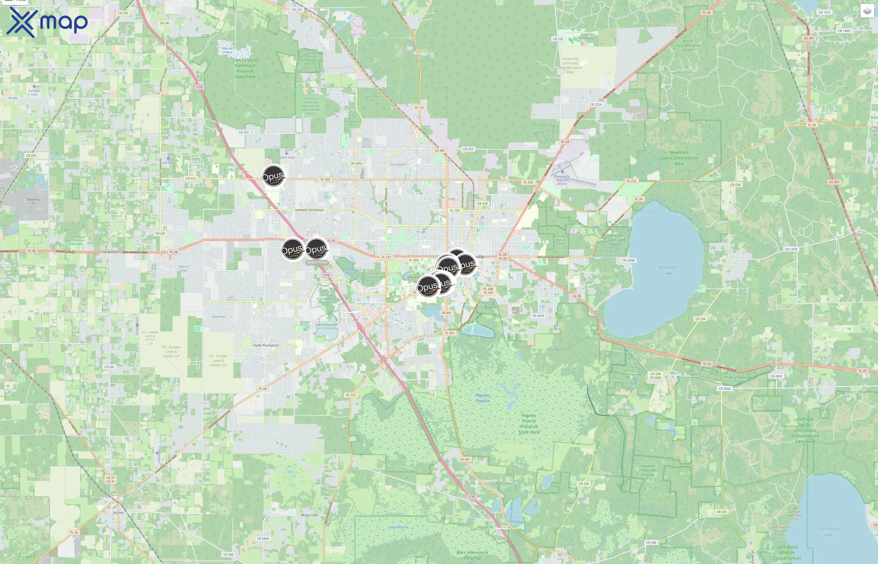 Opus Coffee traffic data