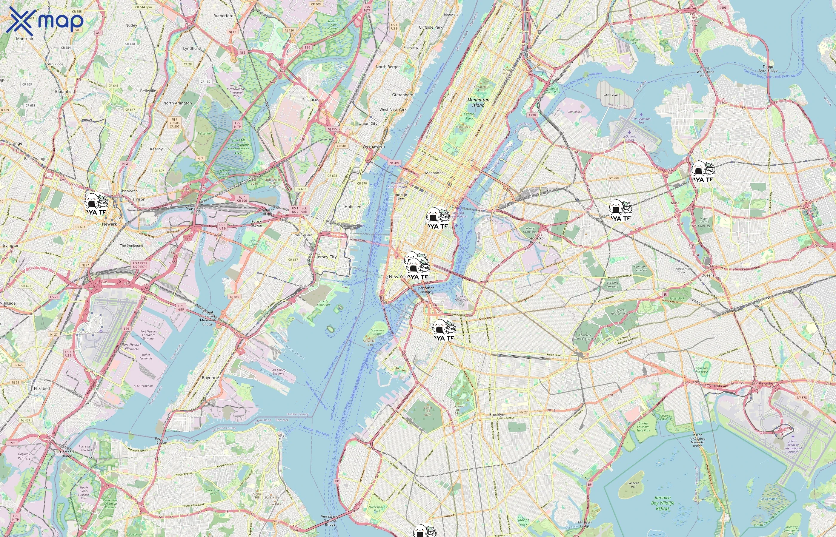Yaya Tea area coverage