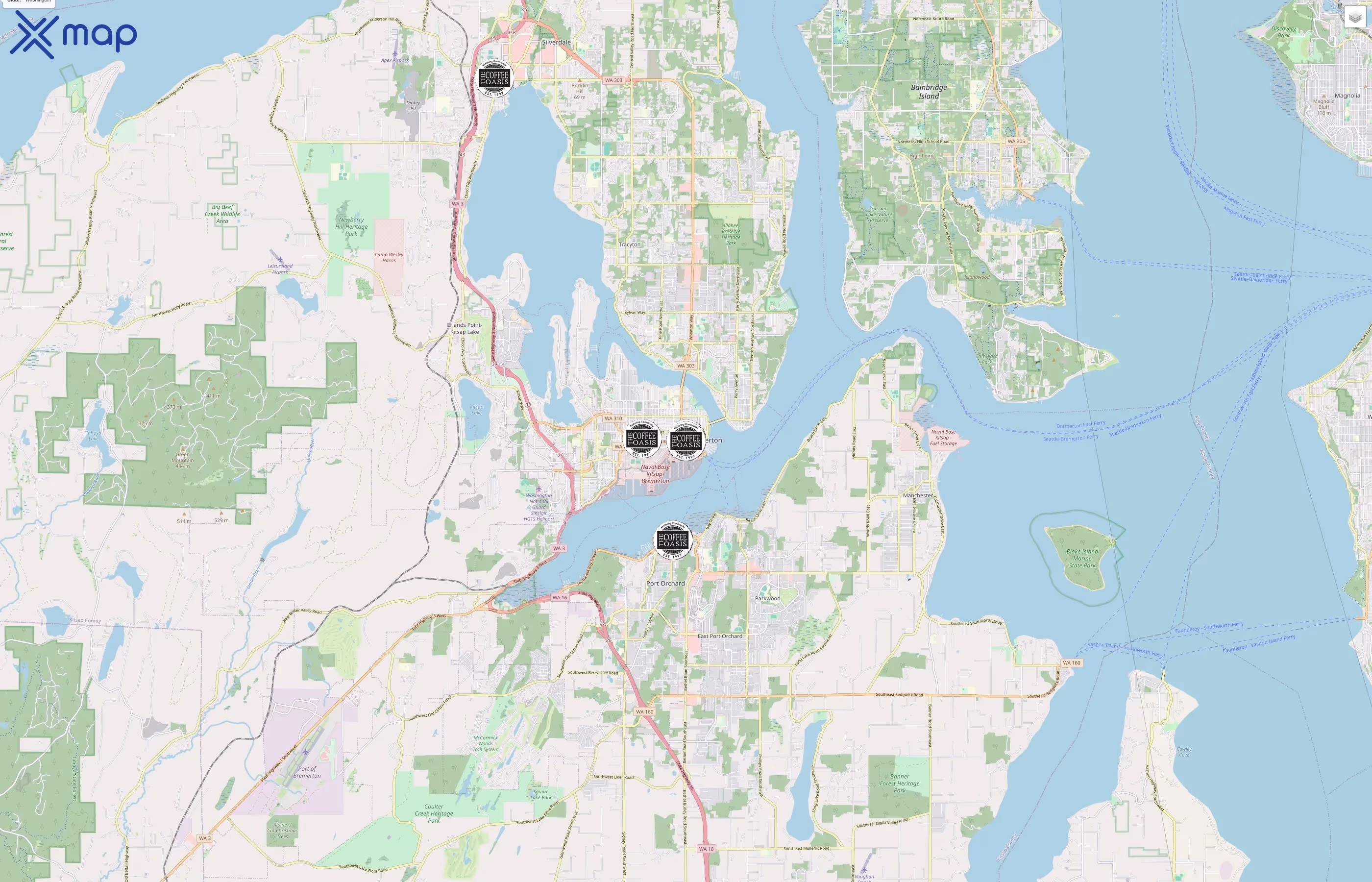 The Coffee Oasis traffic data