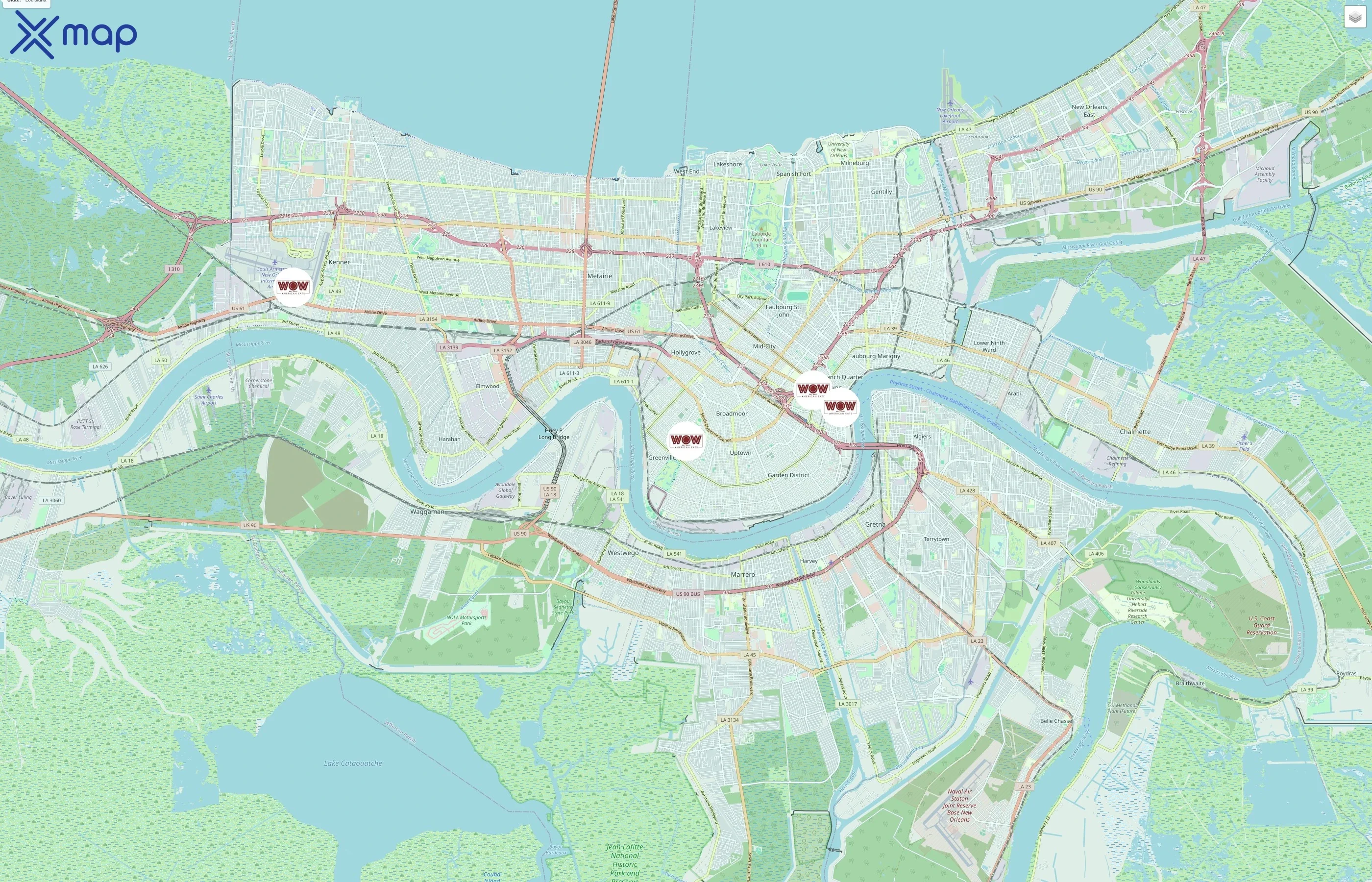 WOW American Eats traffic data