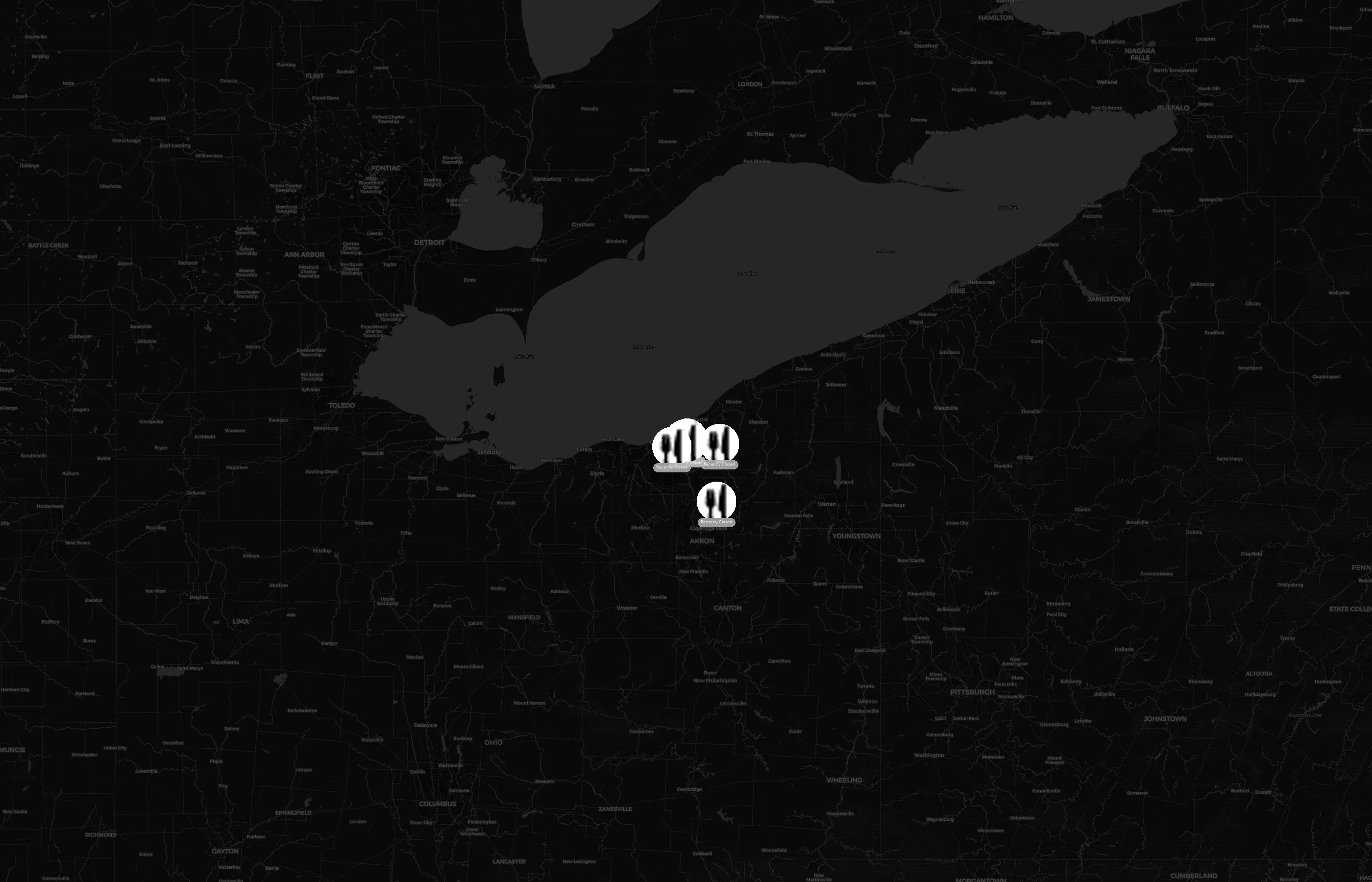 Case Western Reserve University city distribution