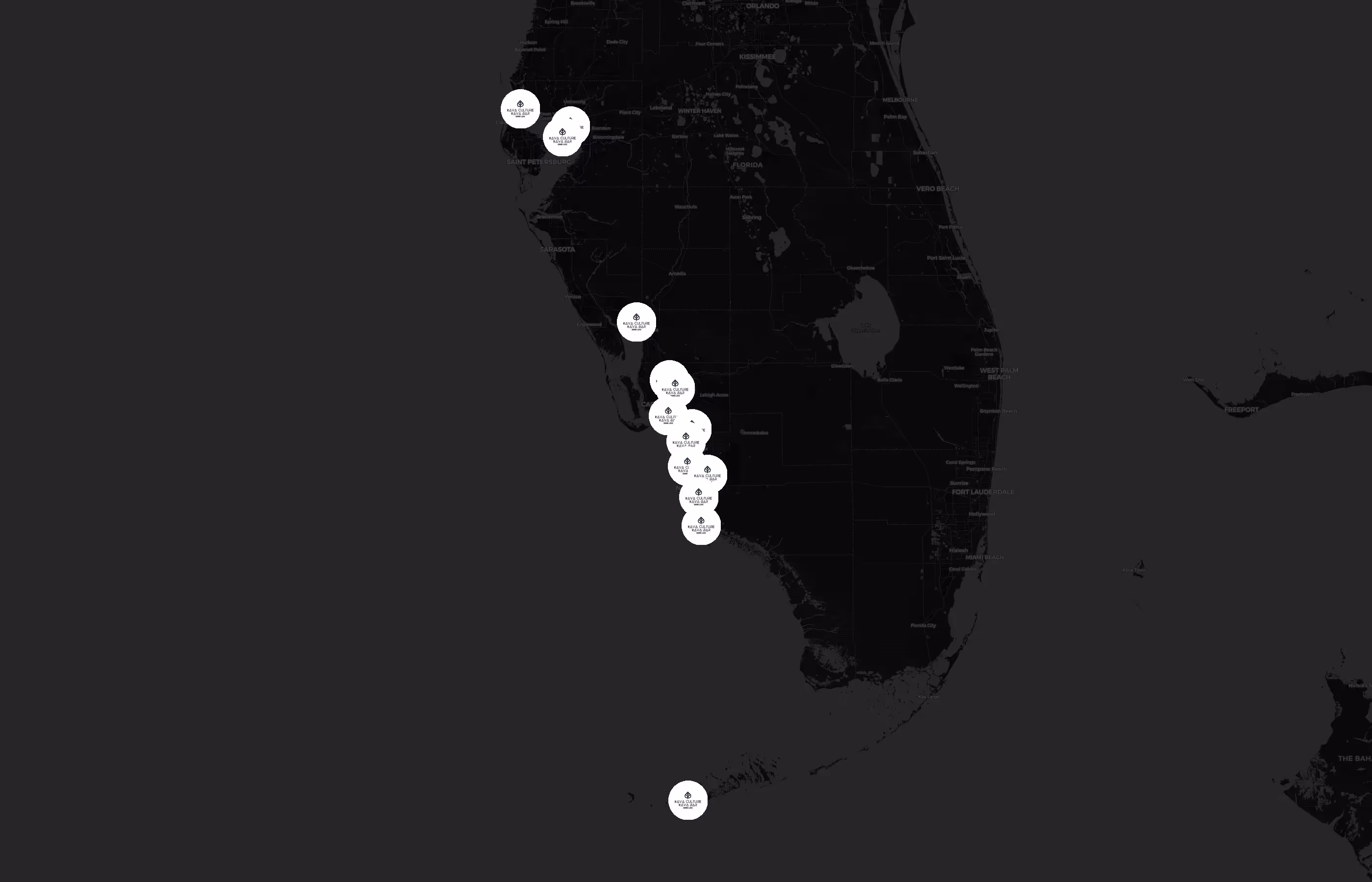 Kava Culture city distribution
