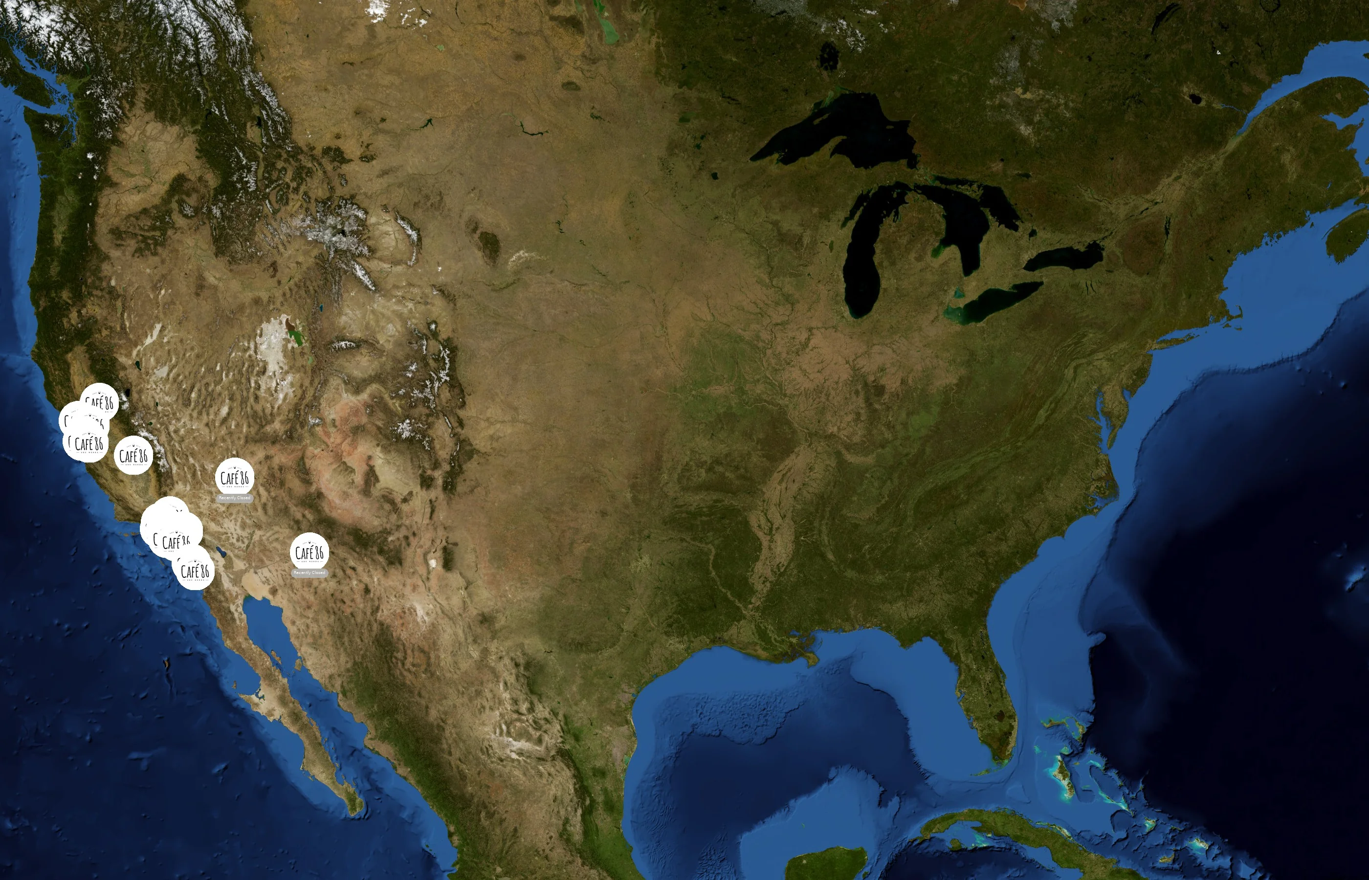 Cafe 86 state distribution