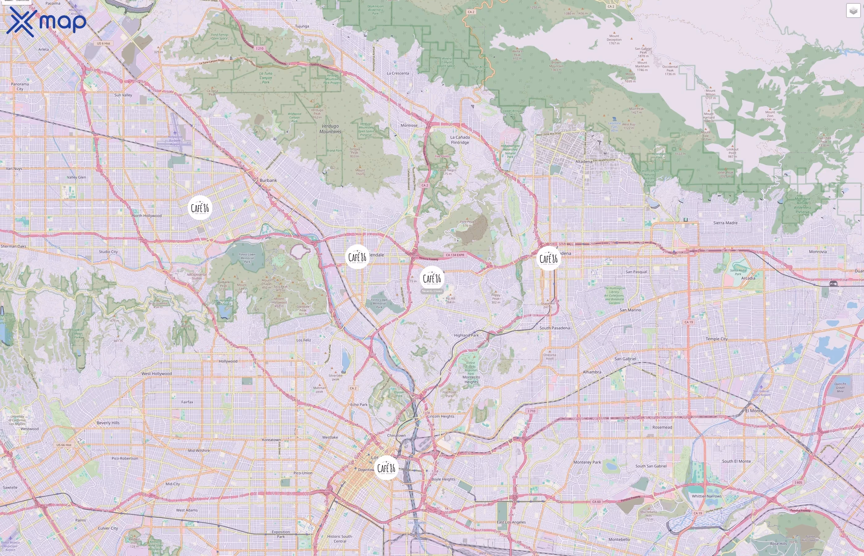 Cafe 86 traffic data
