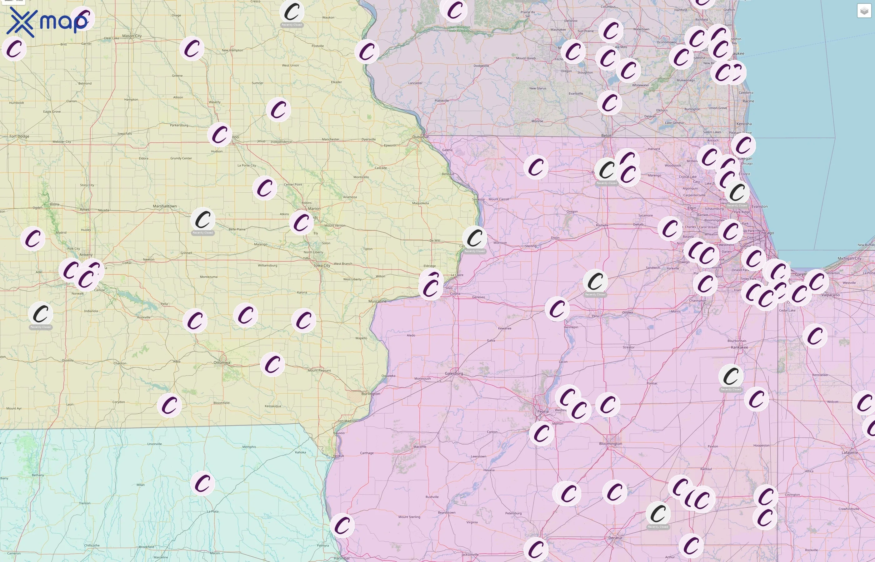 Curves street hotspots