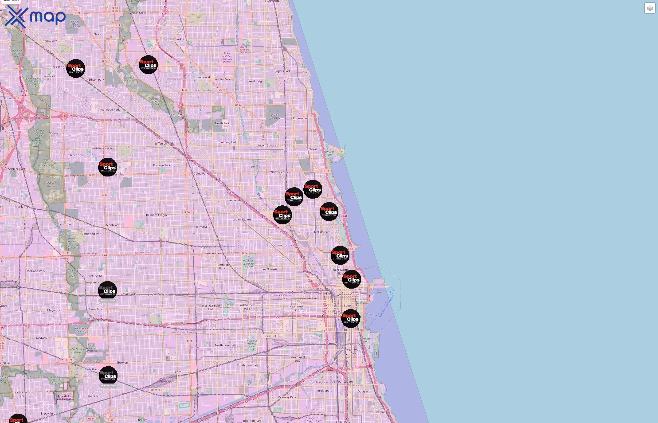 Sport Clips traffic data
