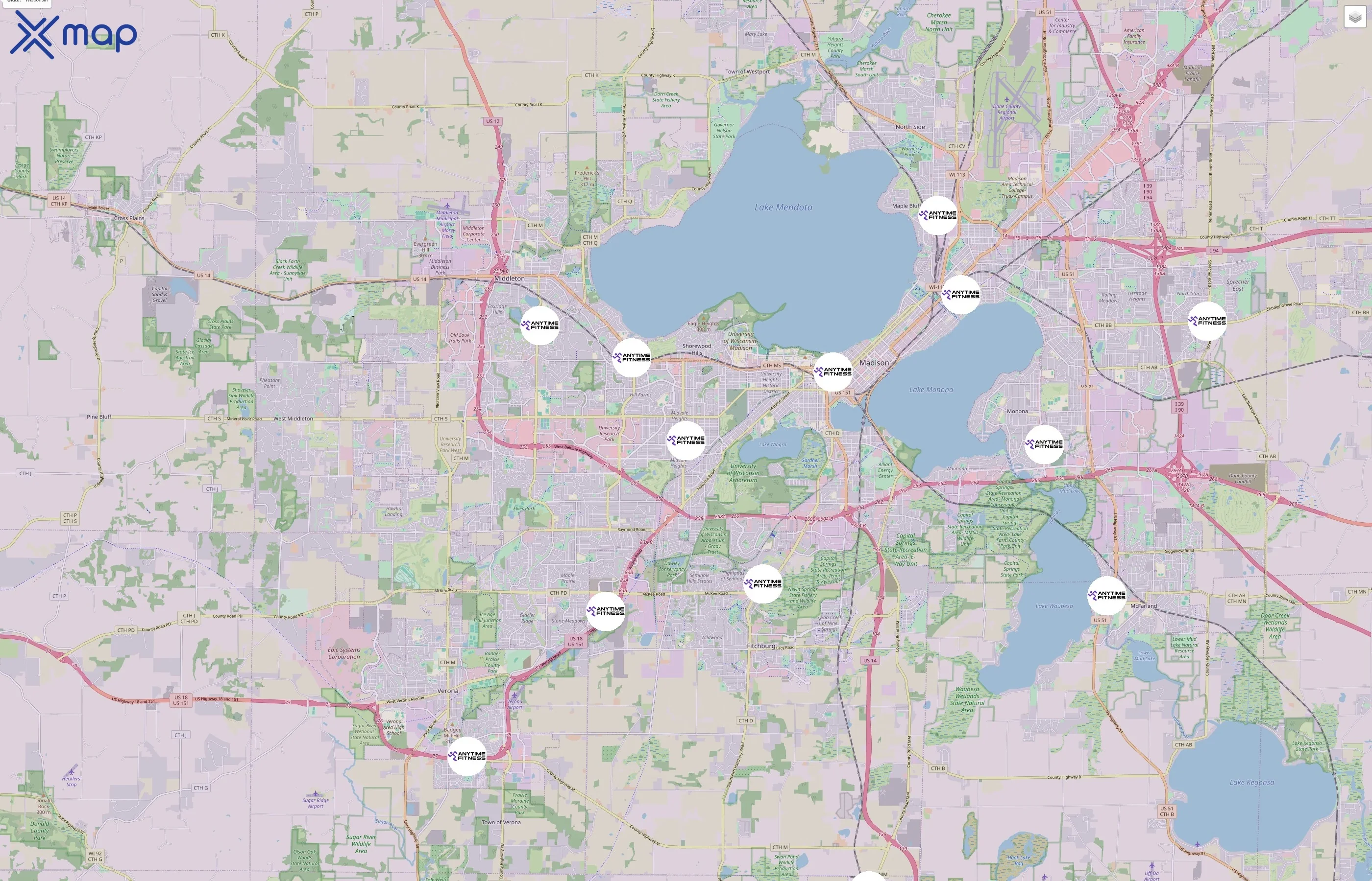 Anytime Fitness traffic data