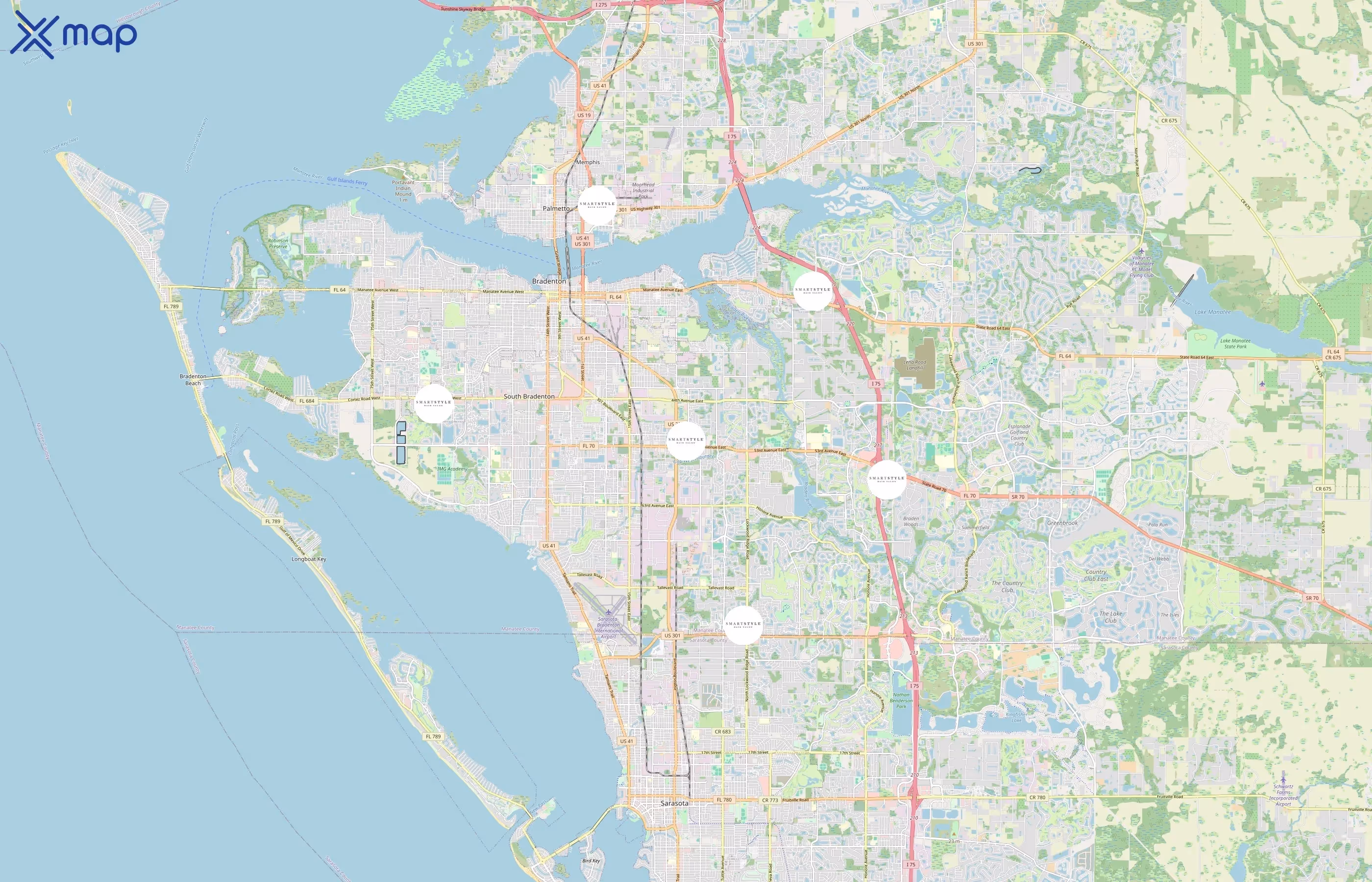 SmartStyle area coverage