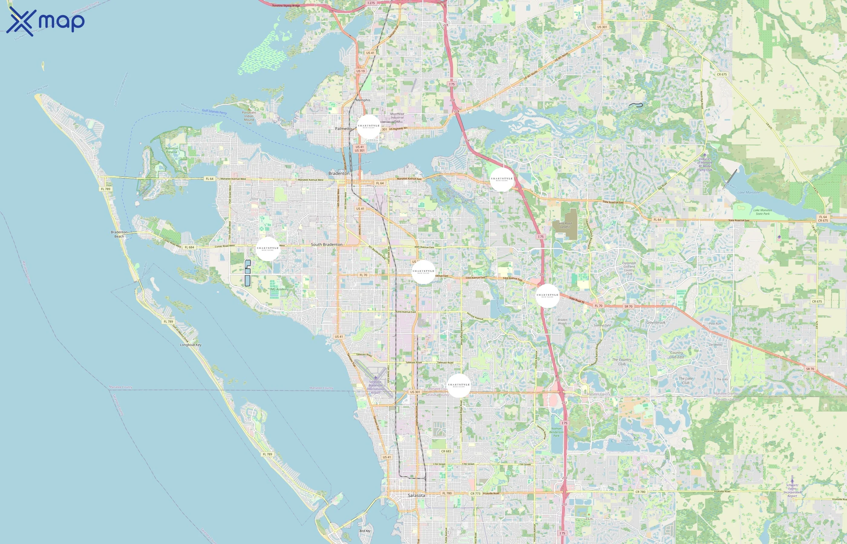 SmartStyle area coverage