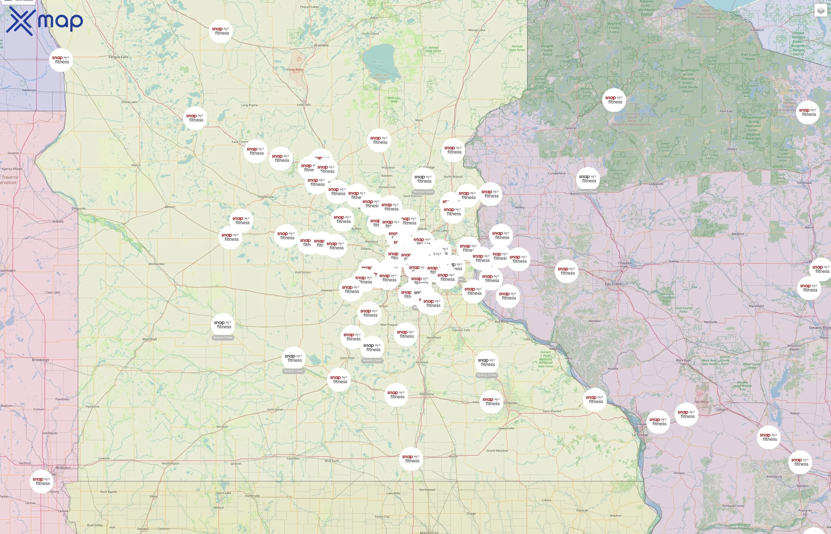 Snap Fitness street hotspots