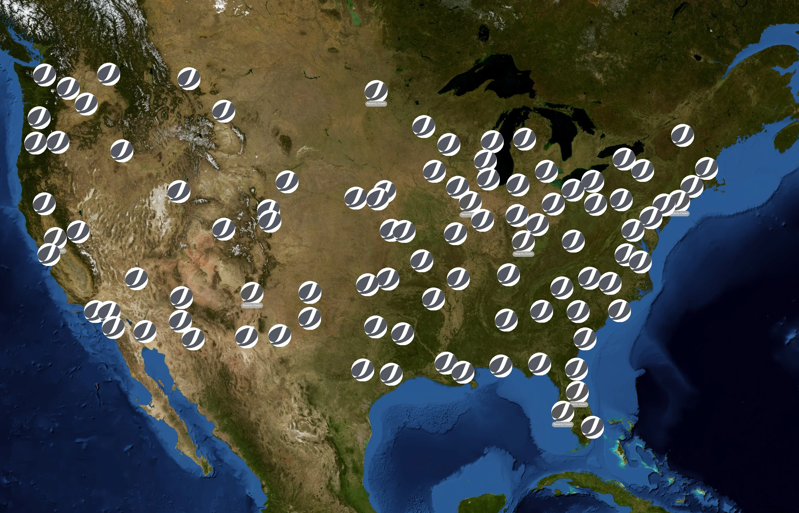 Jazzercise state distribution