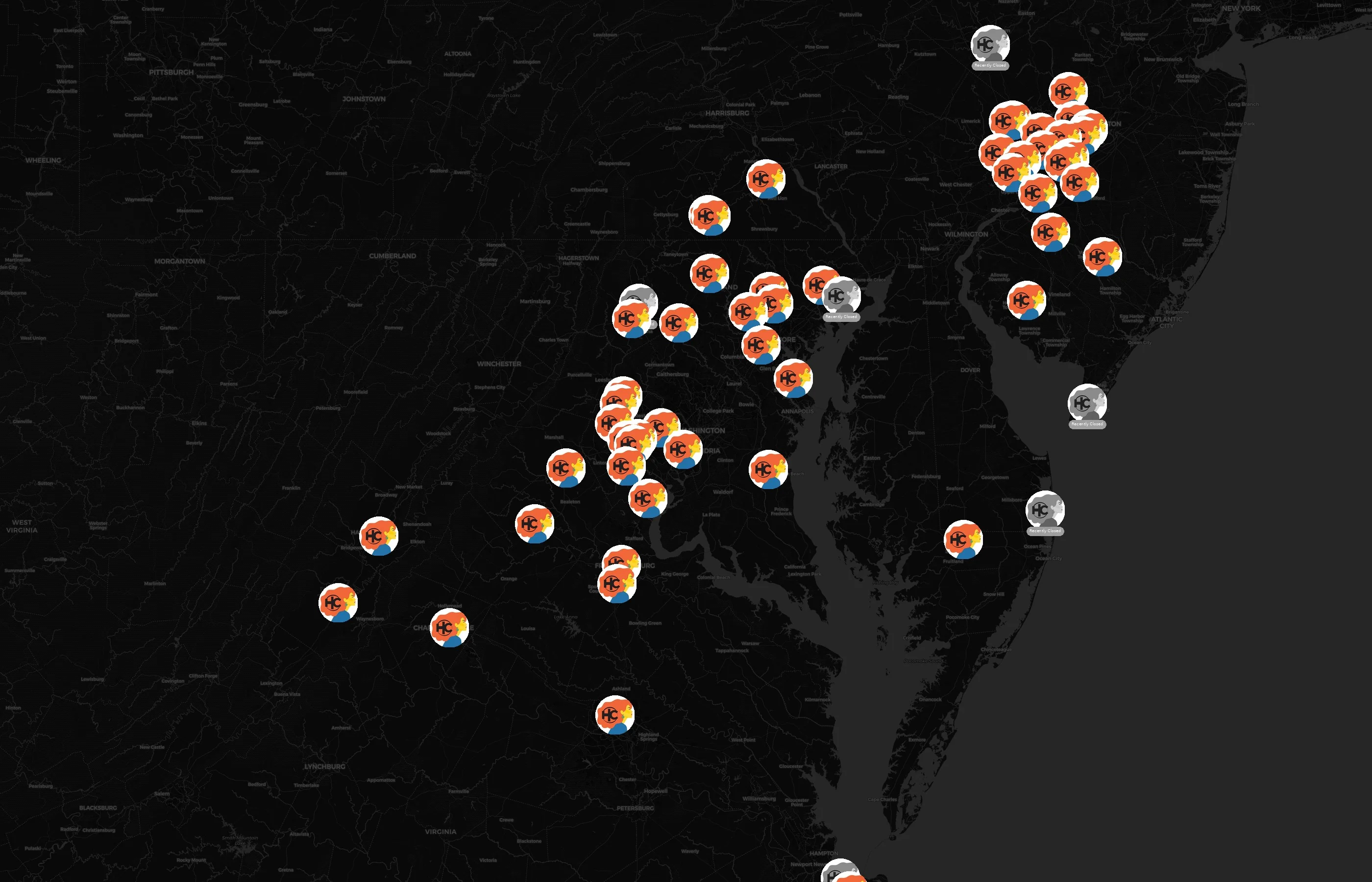 Hair Cuttery city distribution