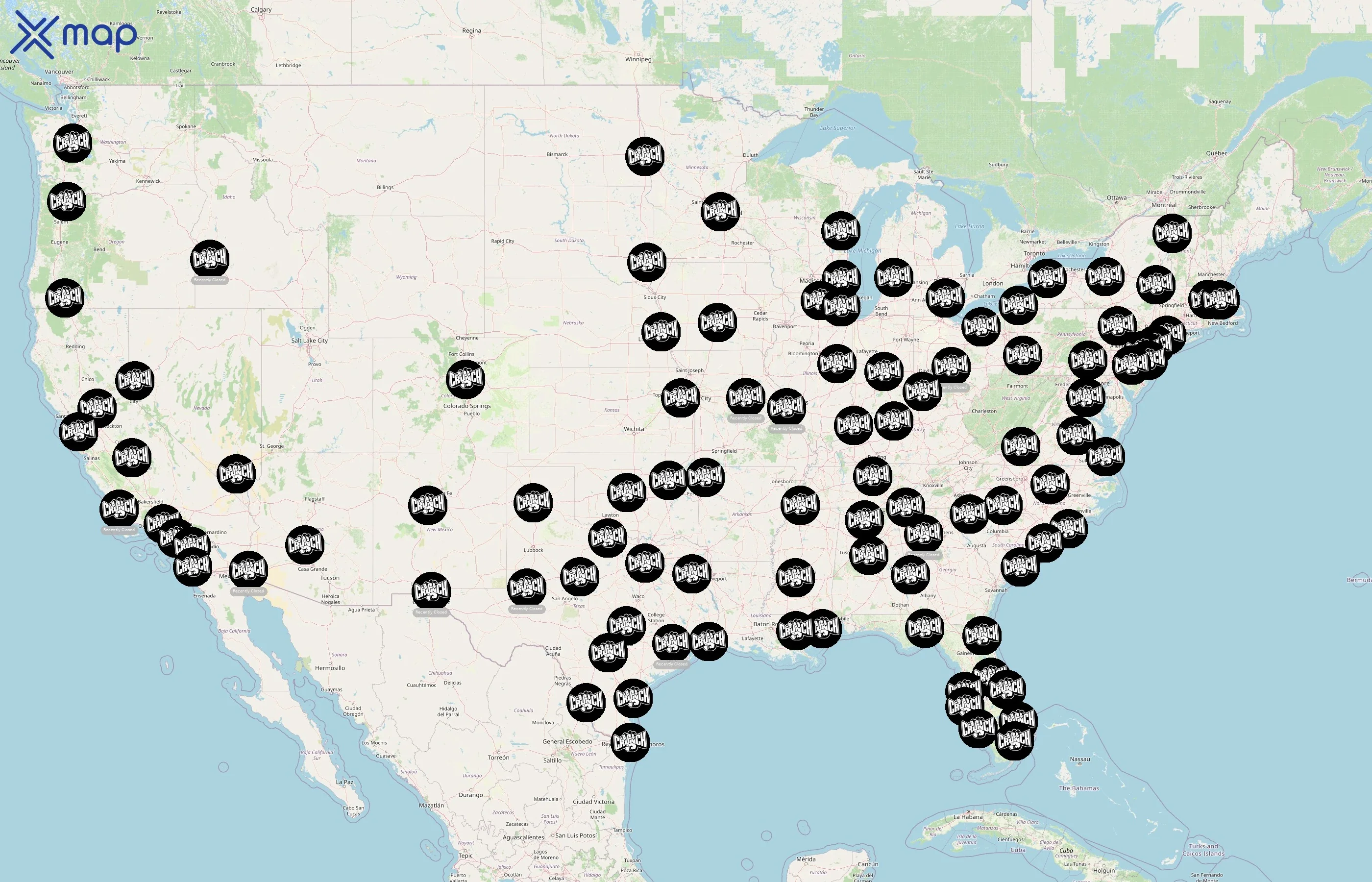 Crunch Fitness business status