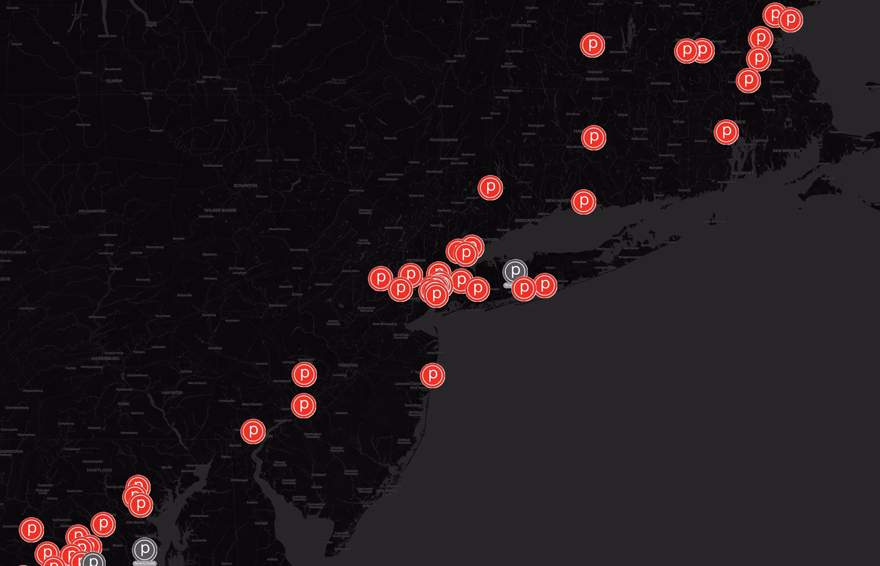 Pure Barre city distribution