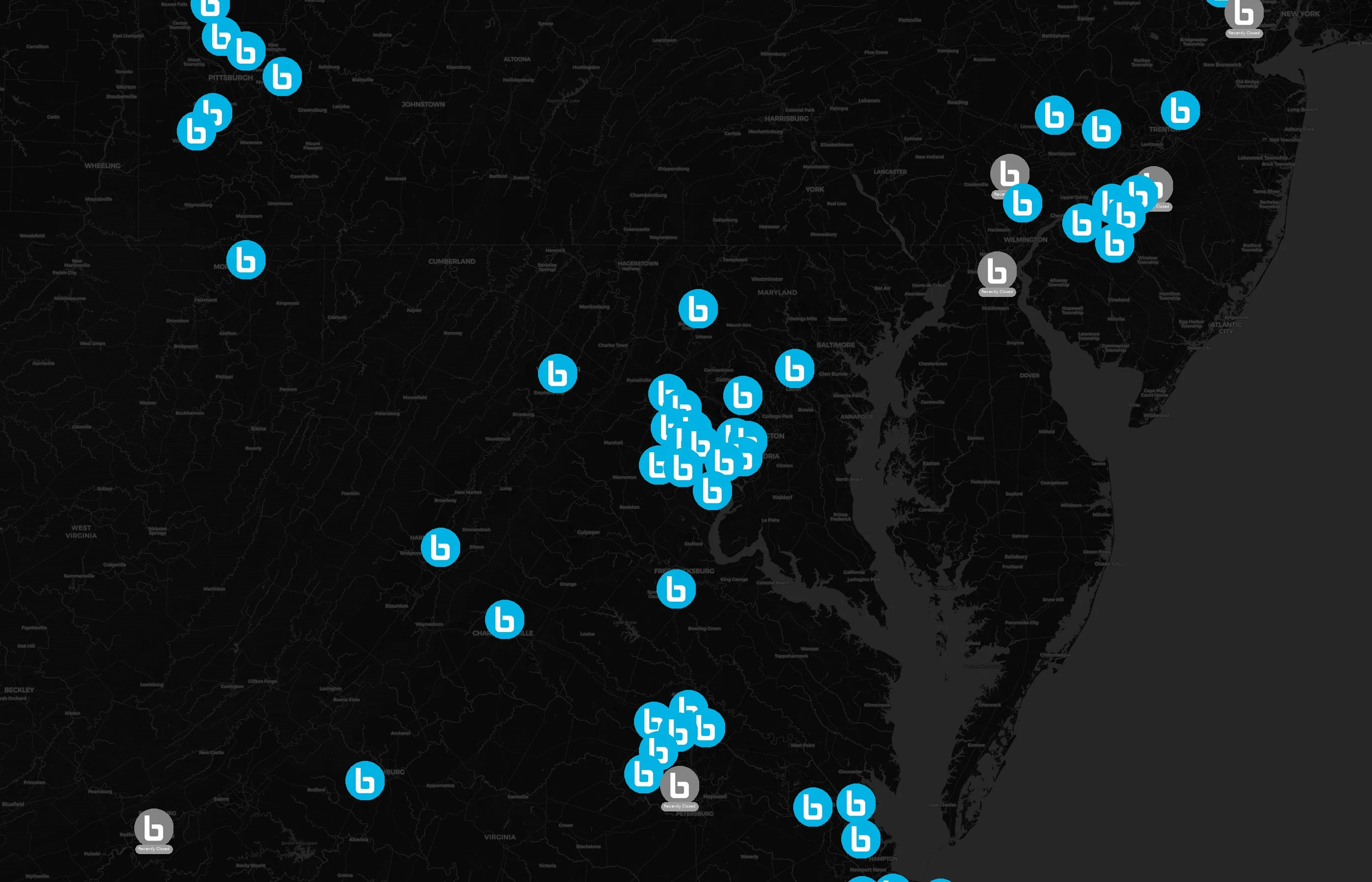 Burn Boot Camp city distribution