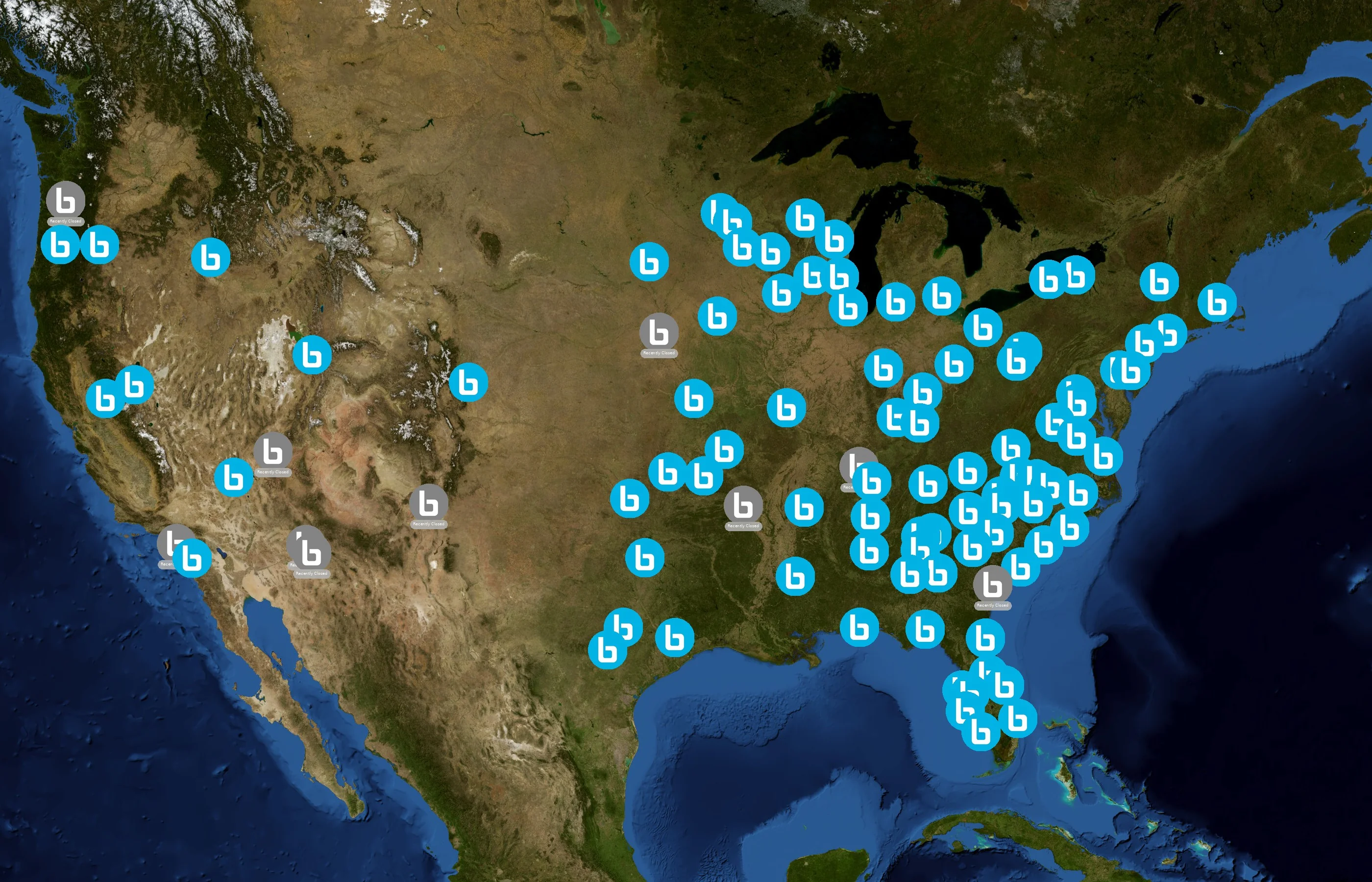 Burn Boot Camp state distribution
