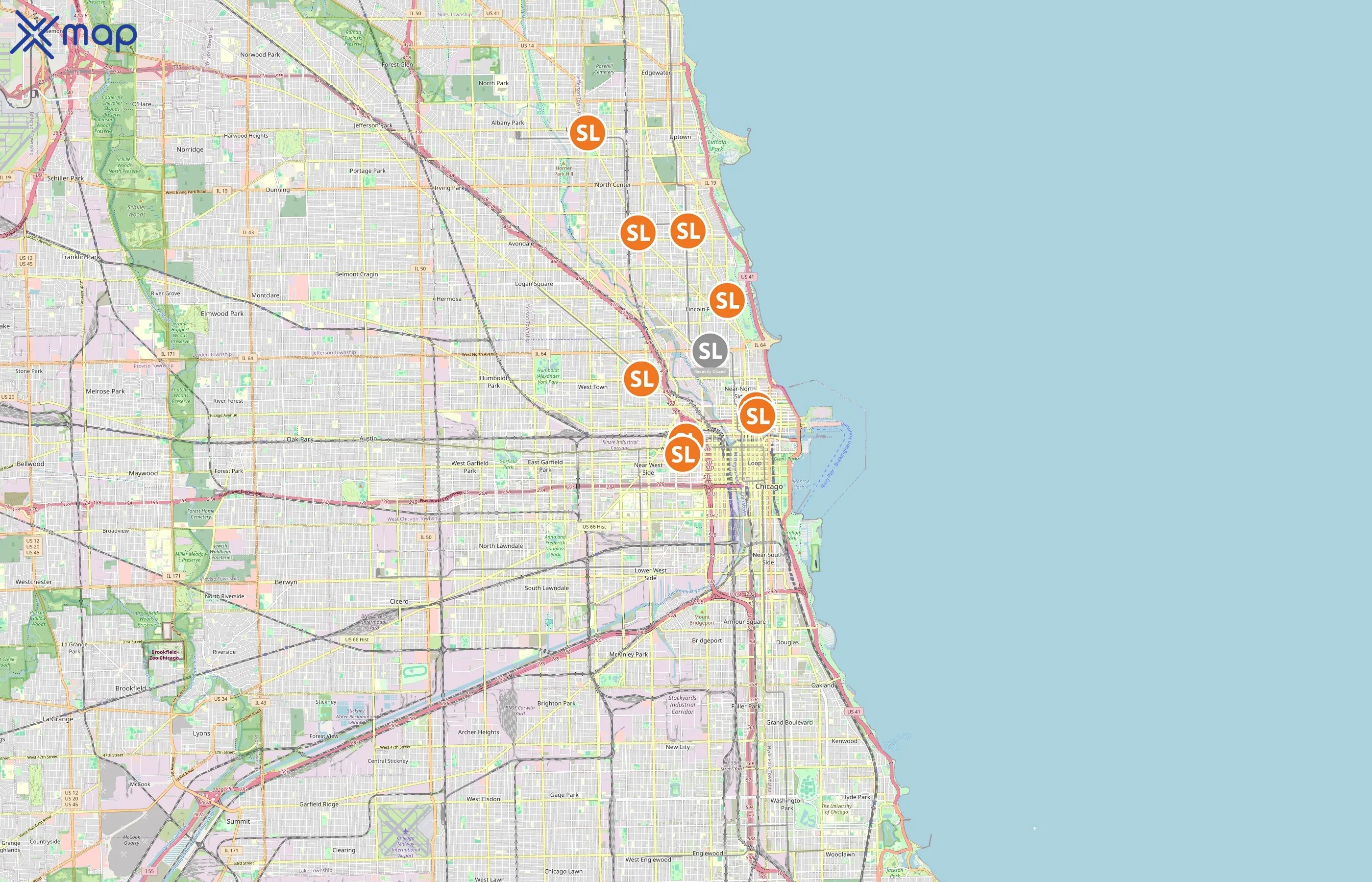 Salon Lofts area coverage