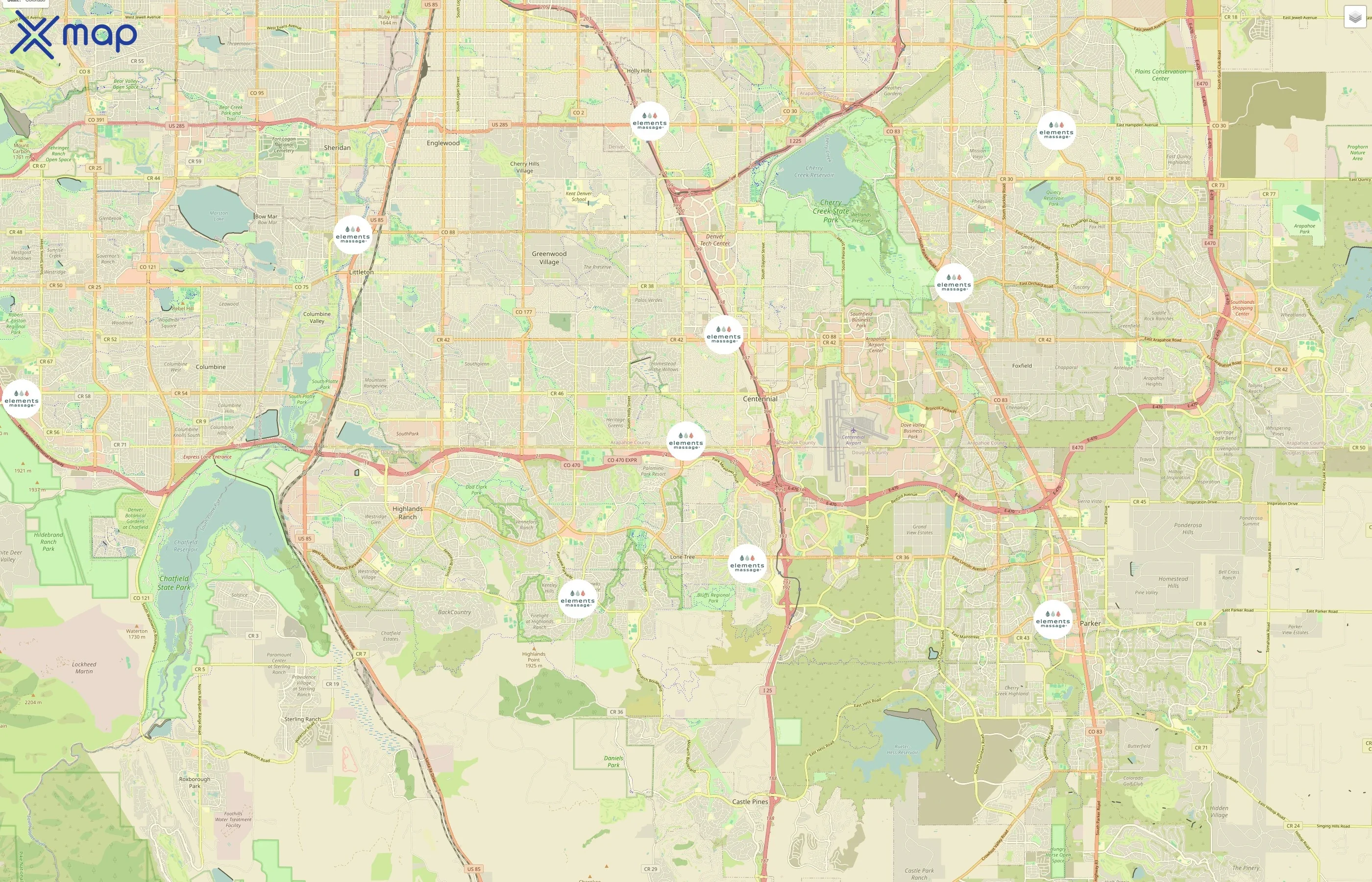 Elements Massage traffic data