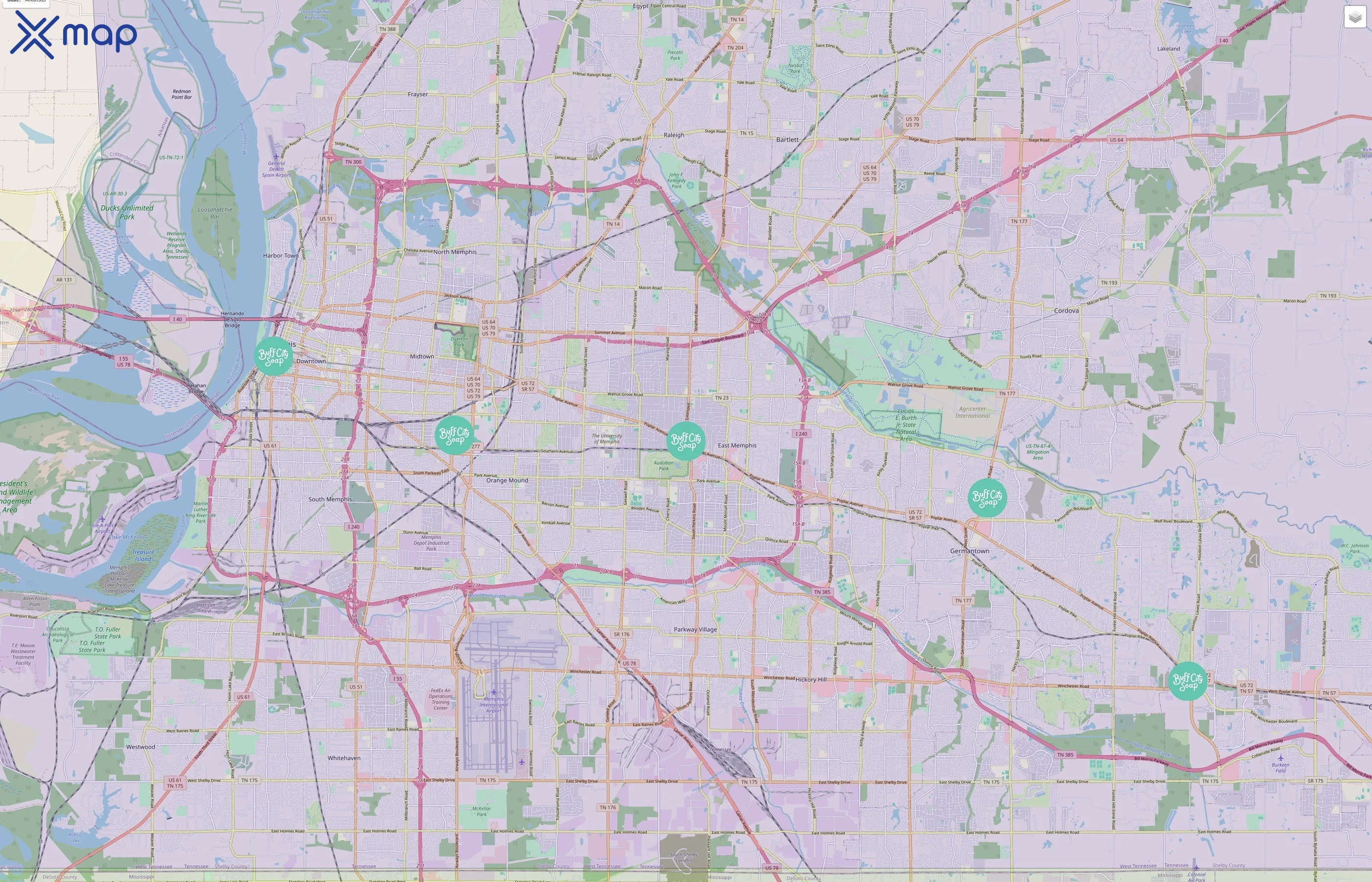 Buff City Soap traffic data