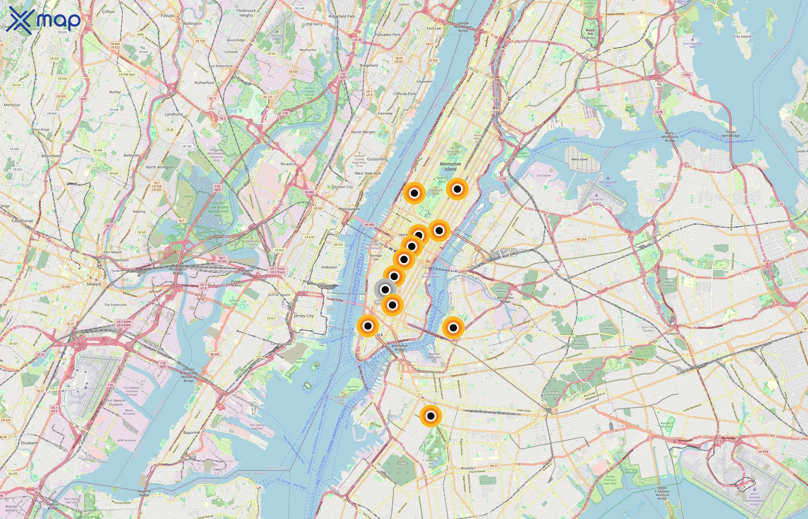 CorePower Yoga area coverage