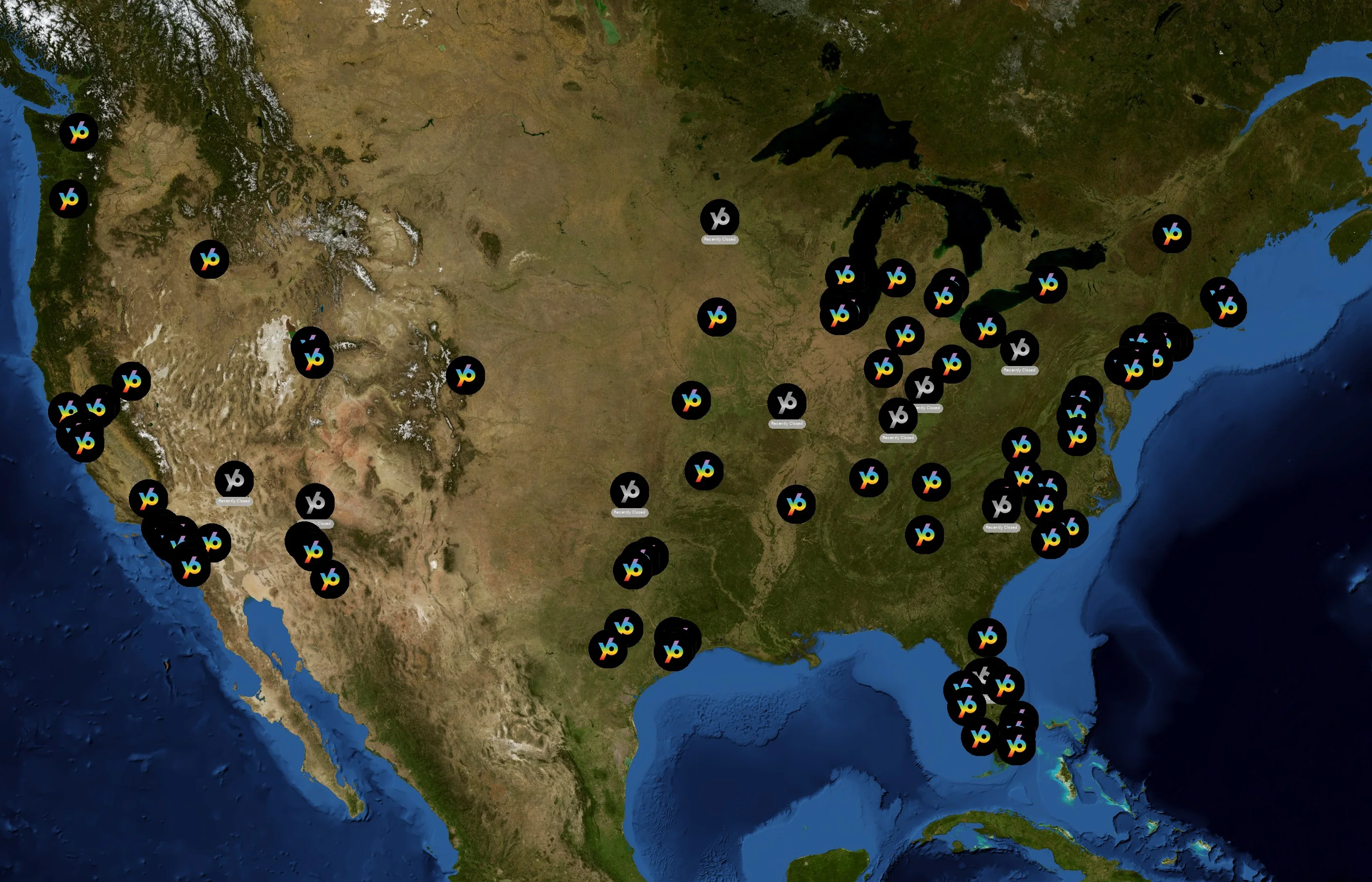 YogaSix state distribution