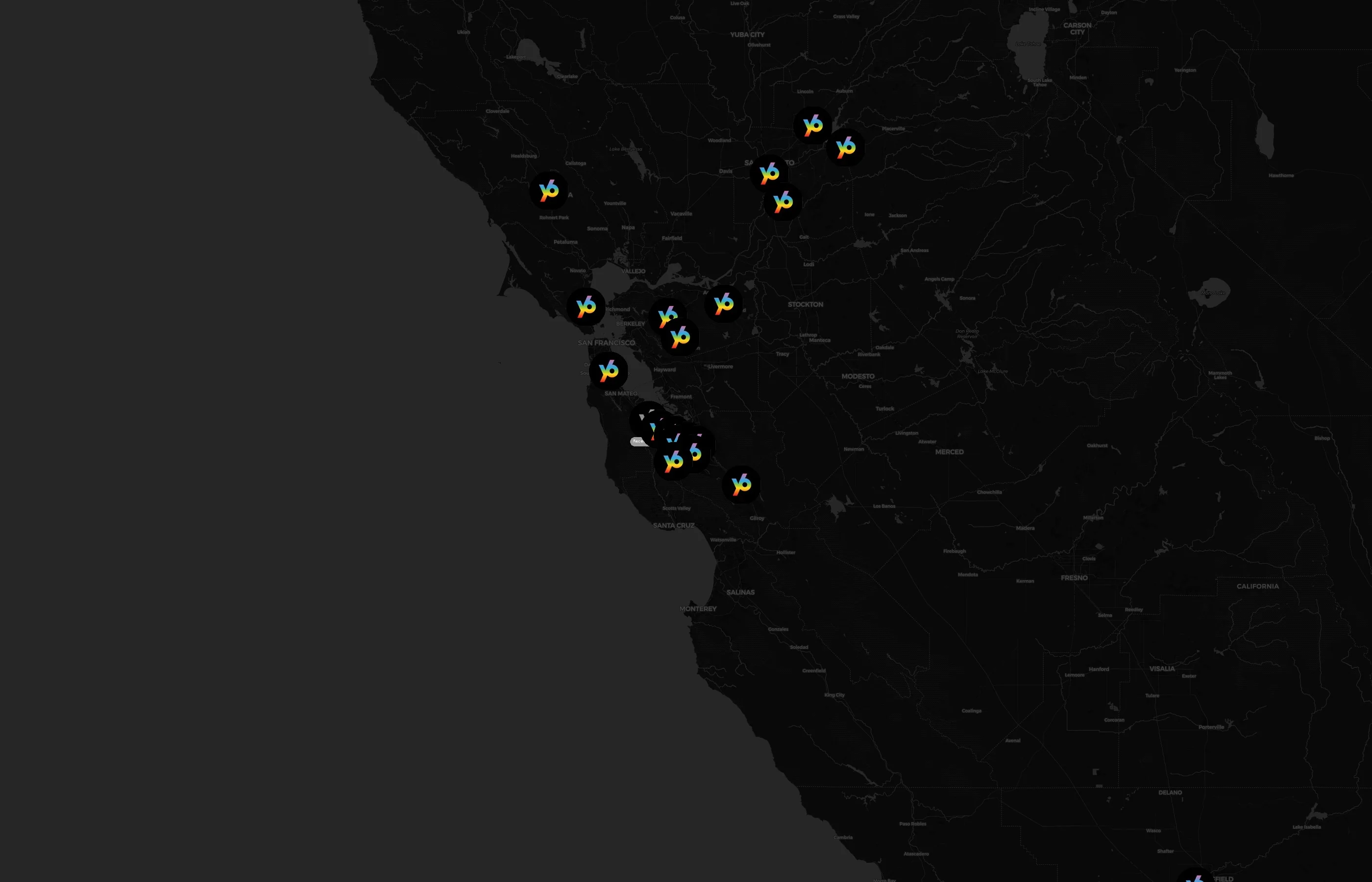 YogaSix city distribution